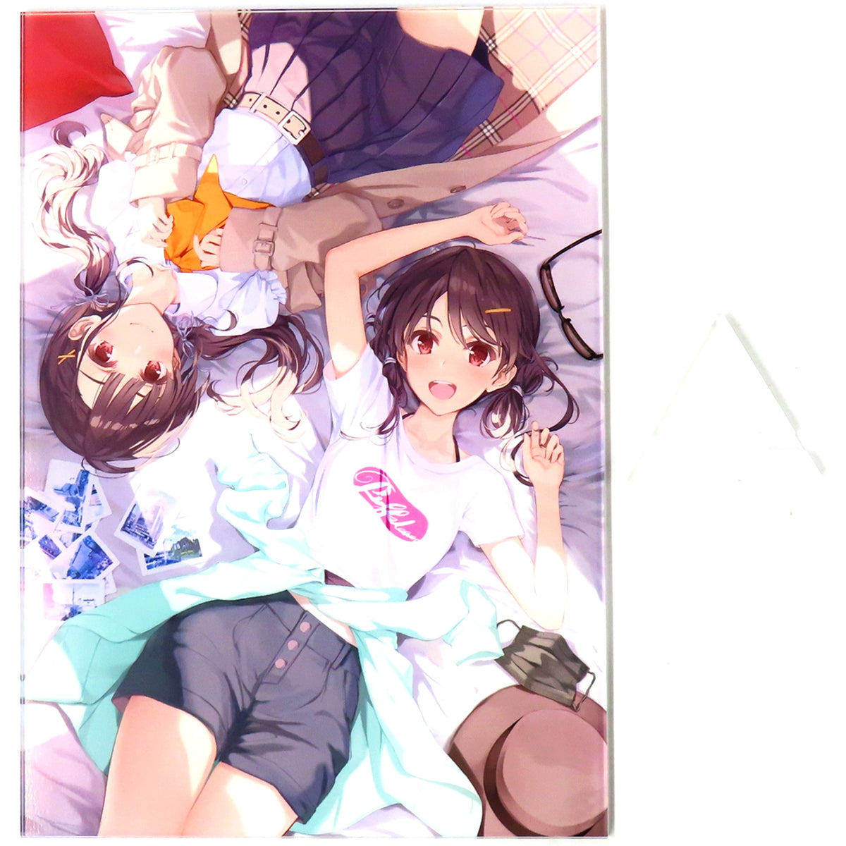 Shie Shirayuki & Miai Shirayuki Futago Tantei Shie & Miai Sayonara, Watashi no Kawaikunai Futagotachi A4 Chara Fine Acrylic Melonbooks Limited Premium Goods [USED]