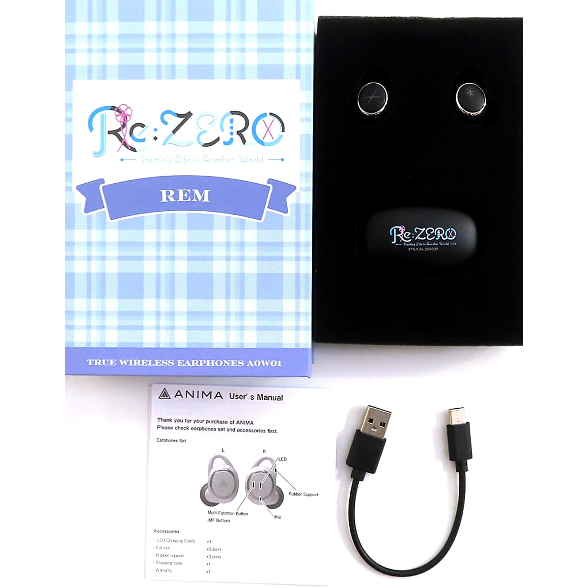 Rem Re:ZERO -Starting Life in Another World- Wireless Earbuds x ONKYO [USED]