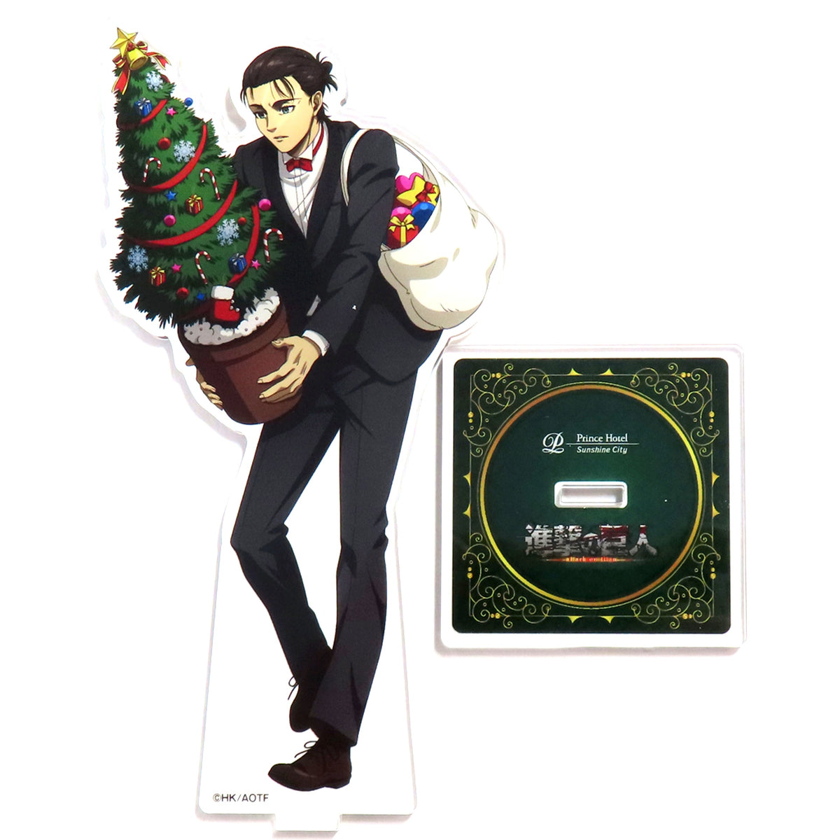 Eren Yeager Attack on Titan x Sunshine City Prince Hotel 2024 Christmas Stay Plan Accommodation Bonus Acrylic Stand [USED]