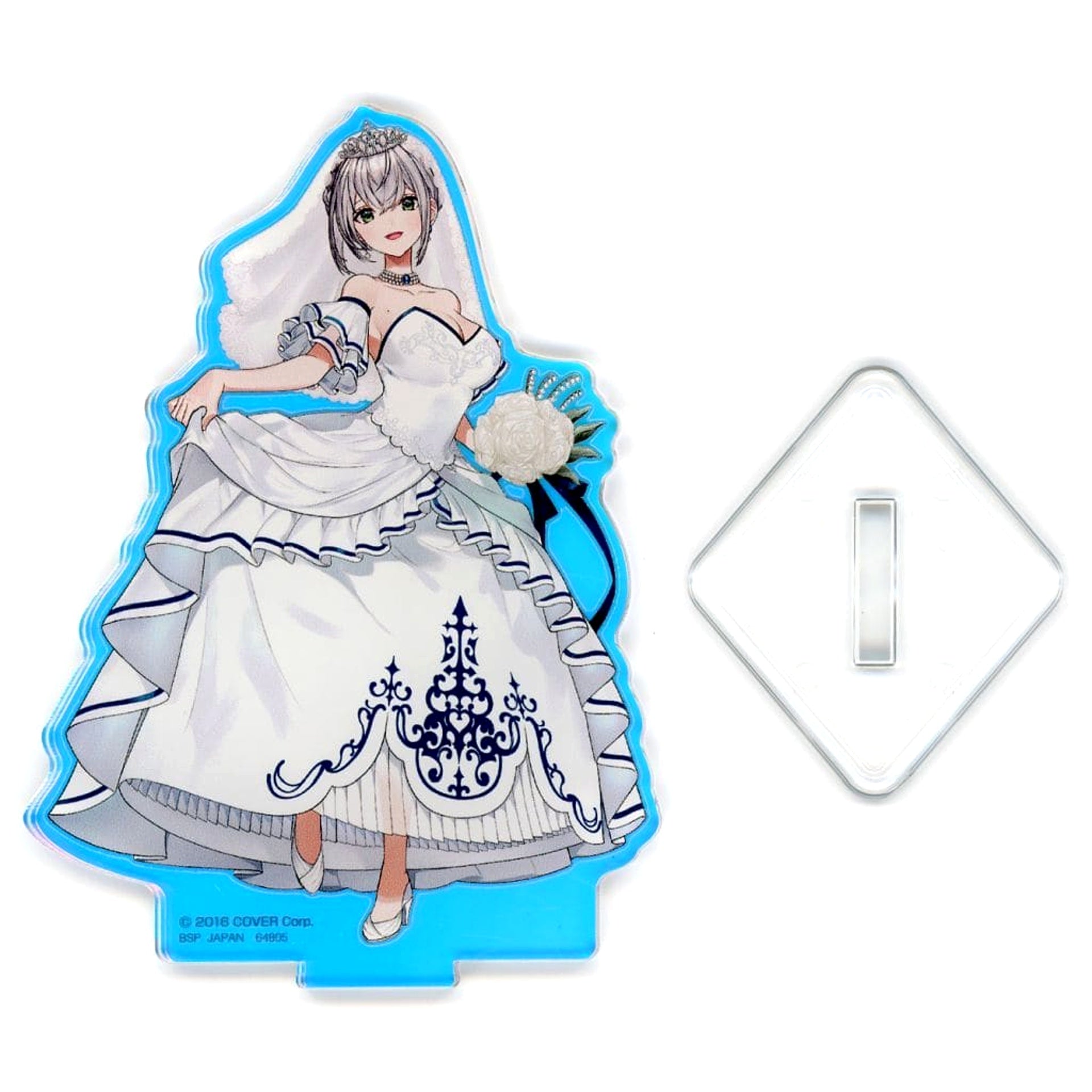 VTuber Hololive Shirogane Noel Bouquet Down Ichiban Kuji Wedding Dress Style Aurora Acrylic Stand Acrylic Stand Prize Acrylic Stands [USED]