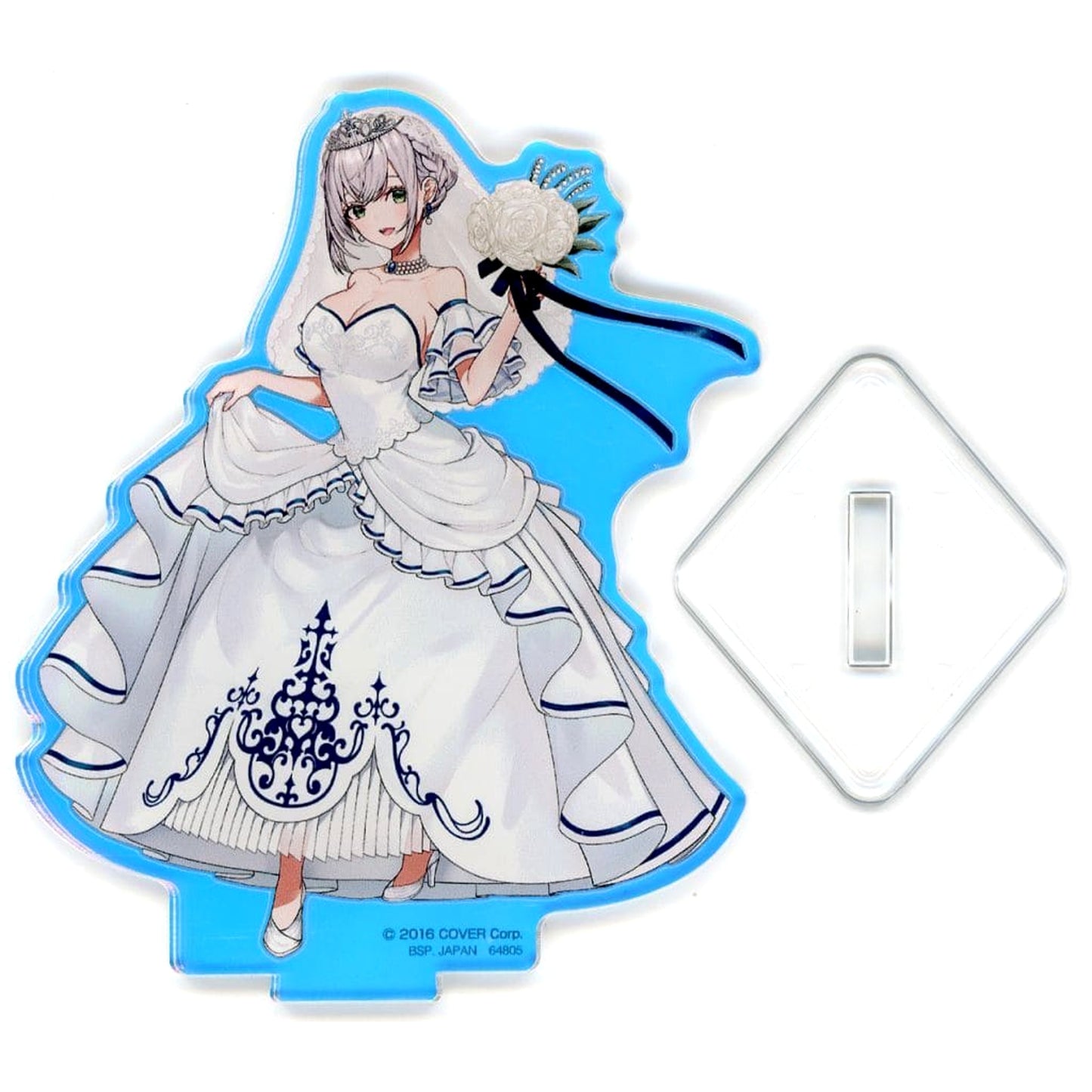VTuber Hololive Shirogane Noel Bouquet Up Ichiban Kuji Wedding Dress Style Aurora Acrylic Stand Acrylic Stand Prize Acrylic Stands [USED]
