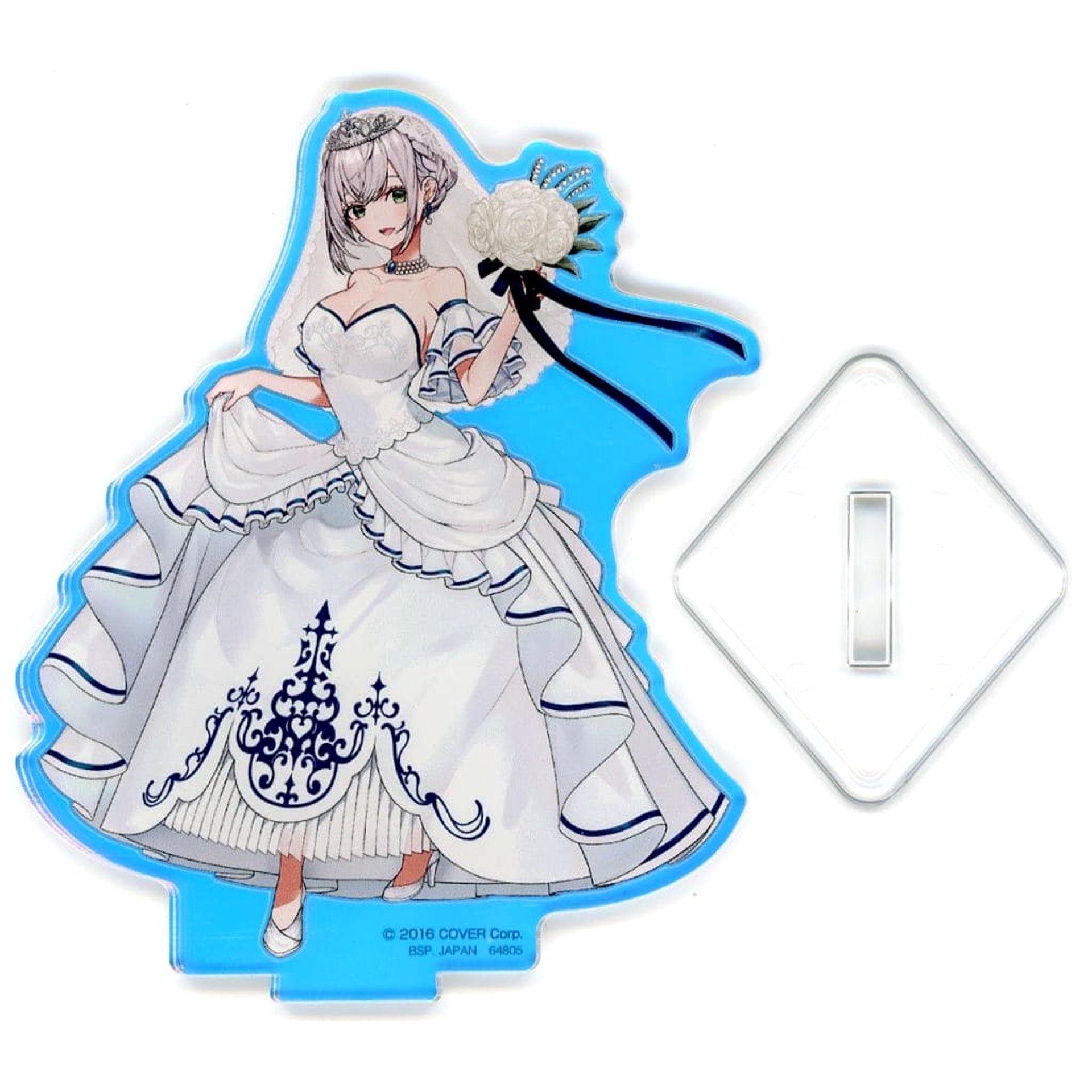 VTuber Hololive Shirogane Noel Bouquet Up Ichiban Kuji Wedding Dress Style Aurora Acrylic Stand Acrylic Stand Prize Acrylic Stands [USED]