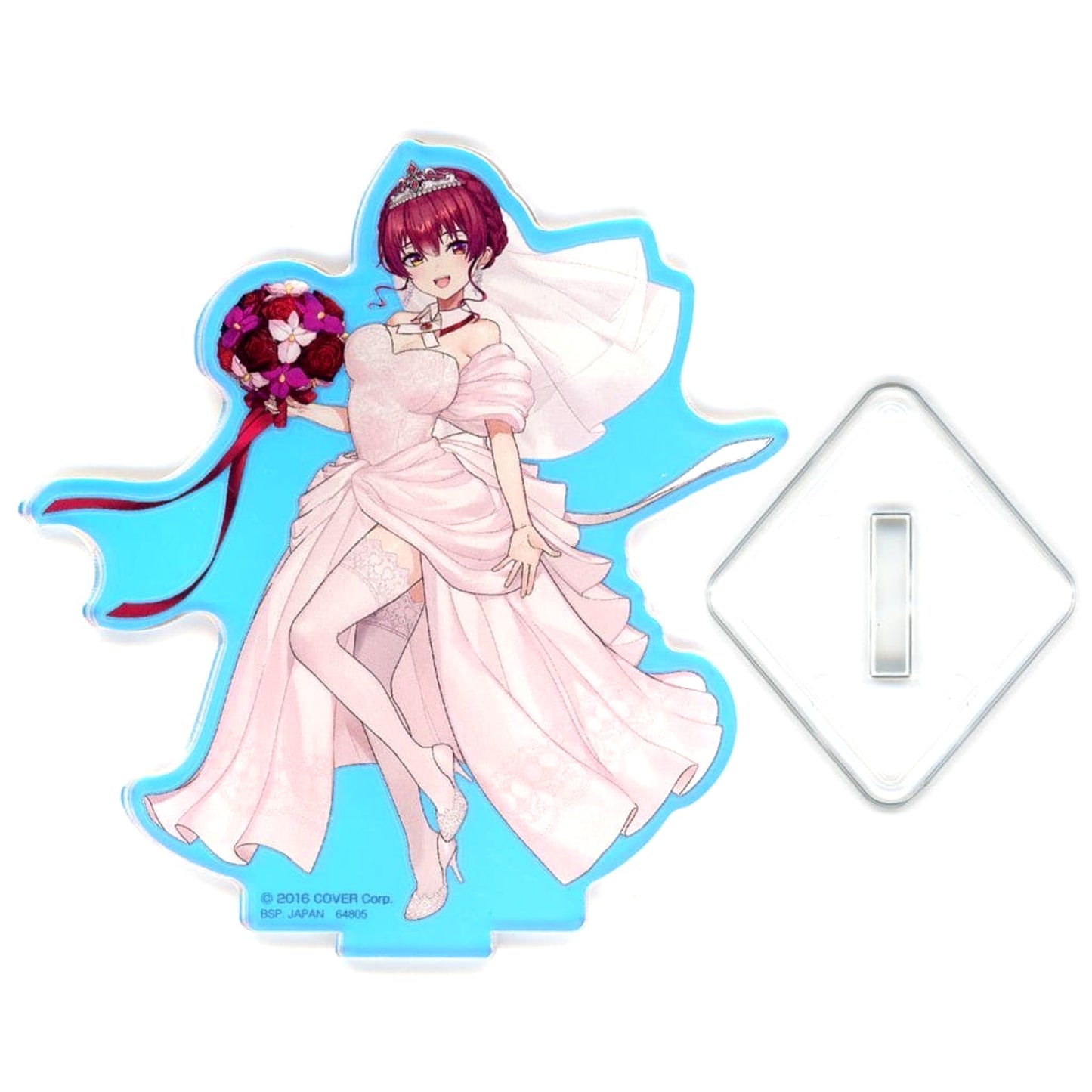 VTuber Hololive Houshou Marine One Leg Raised Ichiban Kuji Wedding Dress Style Aurora Acrylic Stand Acrylic Stand Prize Acrylic Stands [USED]