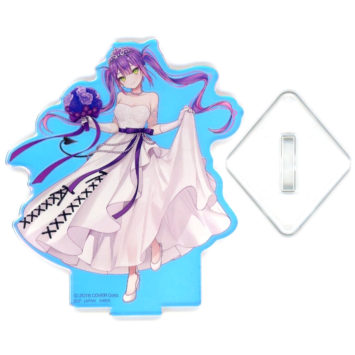 VTuber Hololive Tokoyami Towa Dress Lift Ichiban Kuji Wedding Dress Style Aurora Acrylic Stand Acrylic Stand Prize Acrylic Stands [USED]