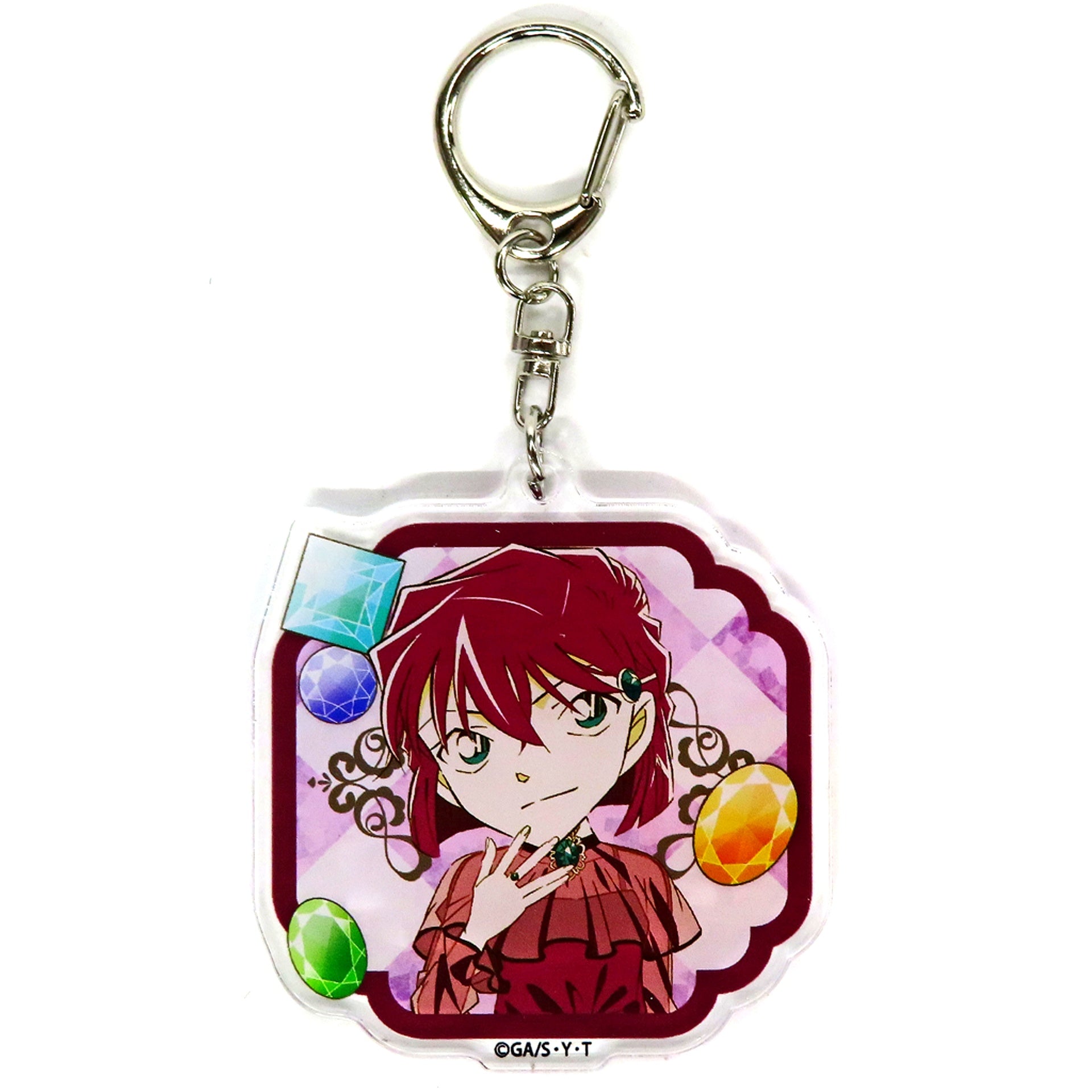 Ai Haibara Detective Conan Clapalette Trading Acrylic Keychain Type A Gem [USED]