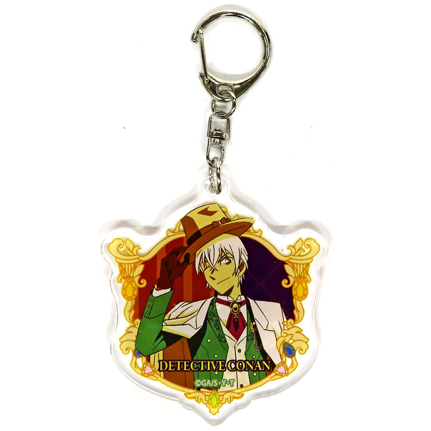 Toru Amuro Detective Conan Clapalette Trading Acrylic Keychain Type B [USED]