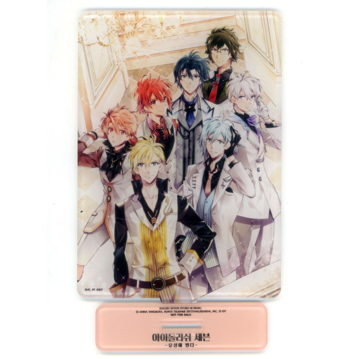 IDOLiSH7 Group Acrylic Stand Comics Pray for a Shooting Star Korea Limited Bonus [USED]