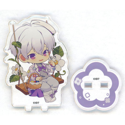 Sogo Osaka IDOLiSH7 Trading Mini Acrylic Stand swing flower of happiness x animatecafe Ver. Group A [USED]