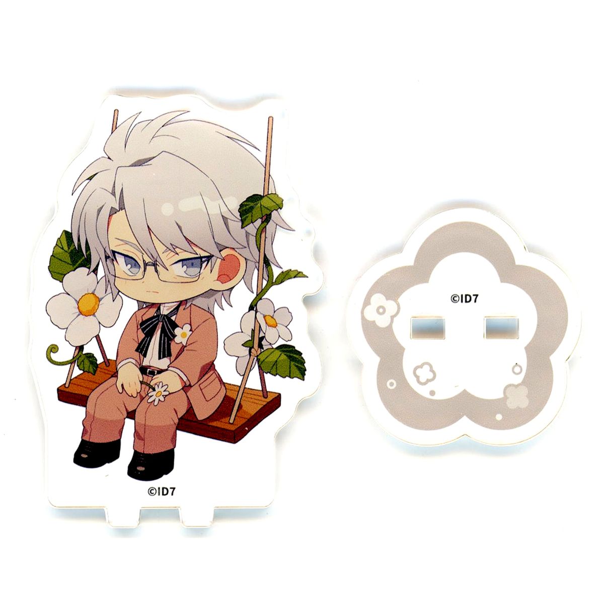 Sosuke Yaotome IDOLiSH7 Trading Mini Acrylic Stand swing flower of happiness x animatecafe Ver. Group C [USED]