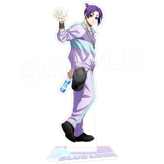 Reo Mikage Pastel Wear Acrylic Stand Blue Lock [USED]