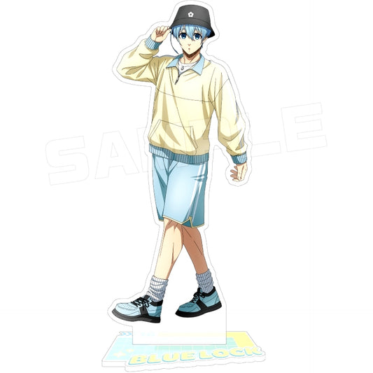 Yo Hiori Pastel Wear Blue Lock Acrylic Stand [USED]