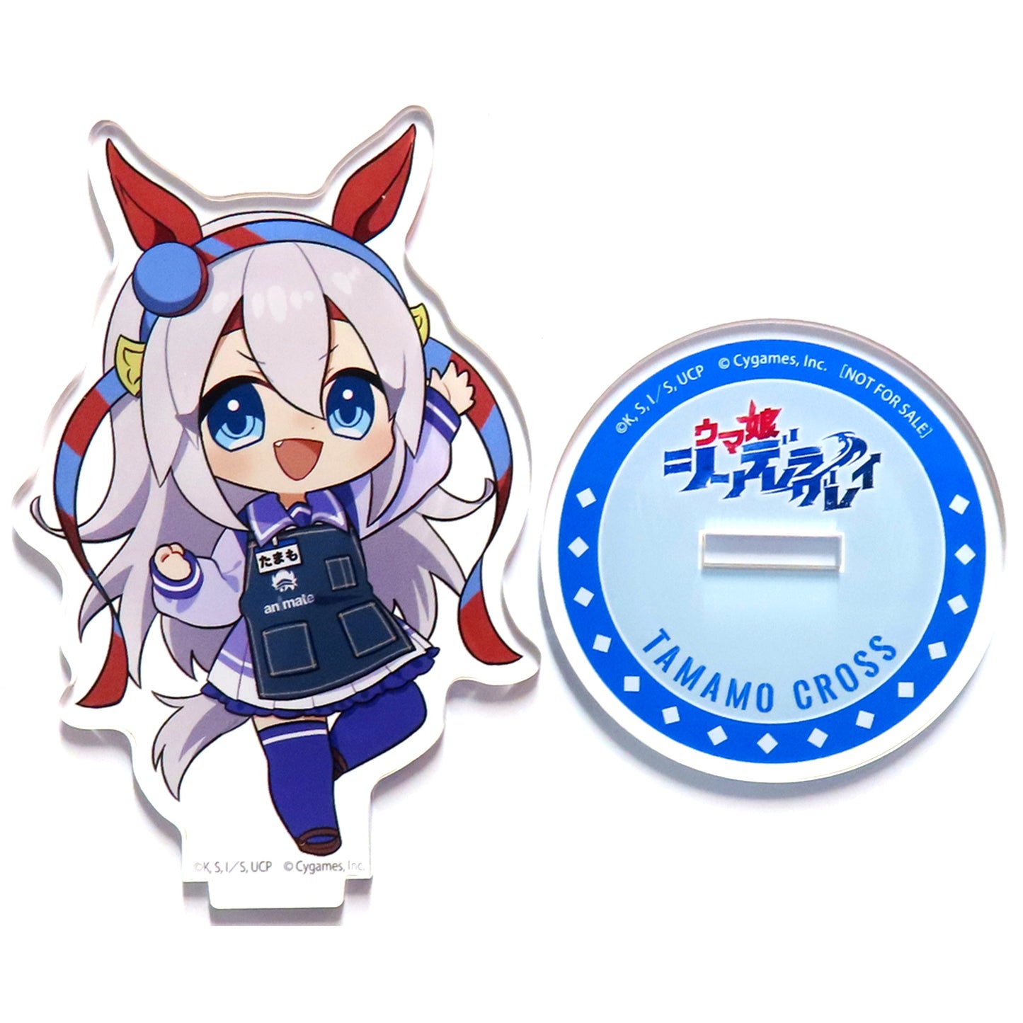 Tamamo Cross Uma Musume Cinderella Gray Acrylic Stand Animate Point Exchange Prize [USED]
