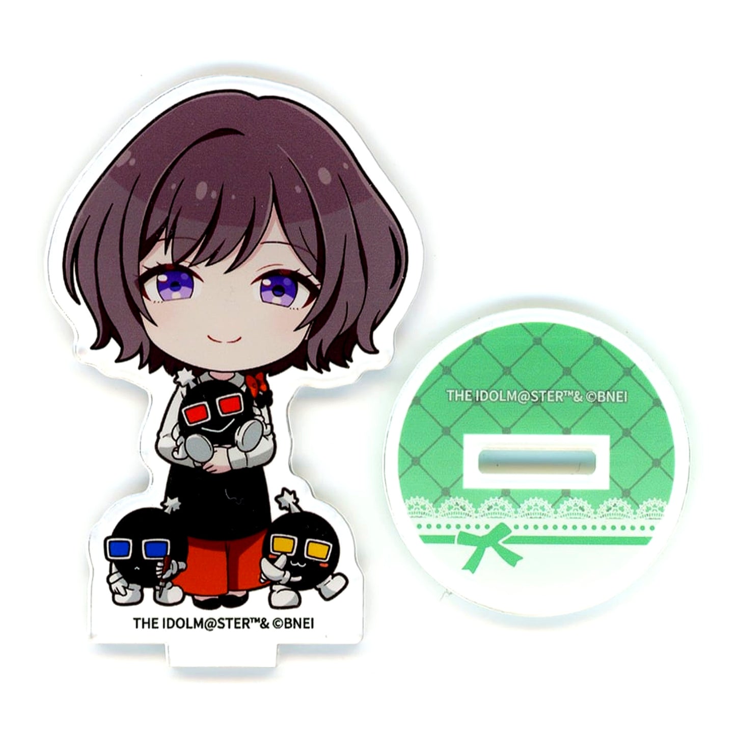 Asari Neo Gakuen Idolmaster Bakudanyaki Honpo Vol.2 Trading Acrylic Stand [USED]
