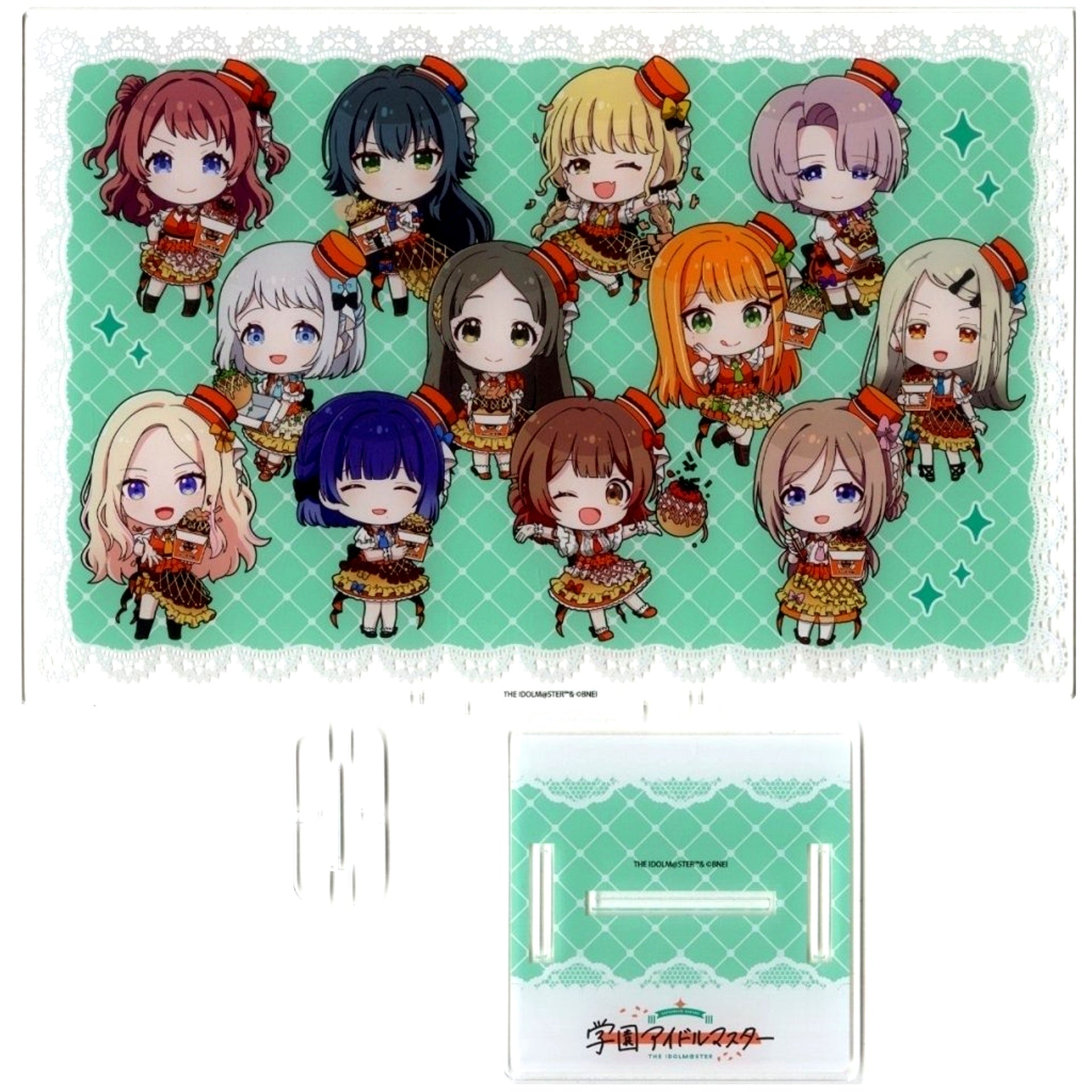 Group Gakuen Idolmaster Bakudanyaki Honpo Vol.2 Ikebukuro Limited POP UP BIG Acrylic Figure [USED]