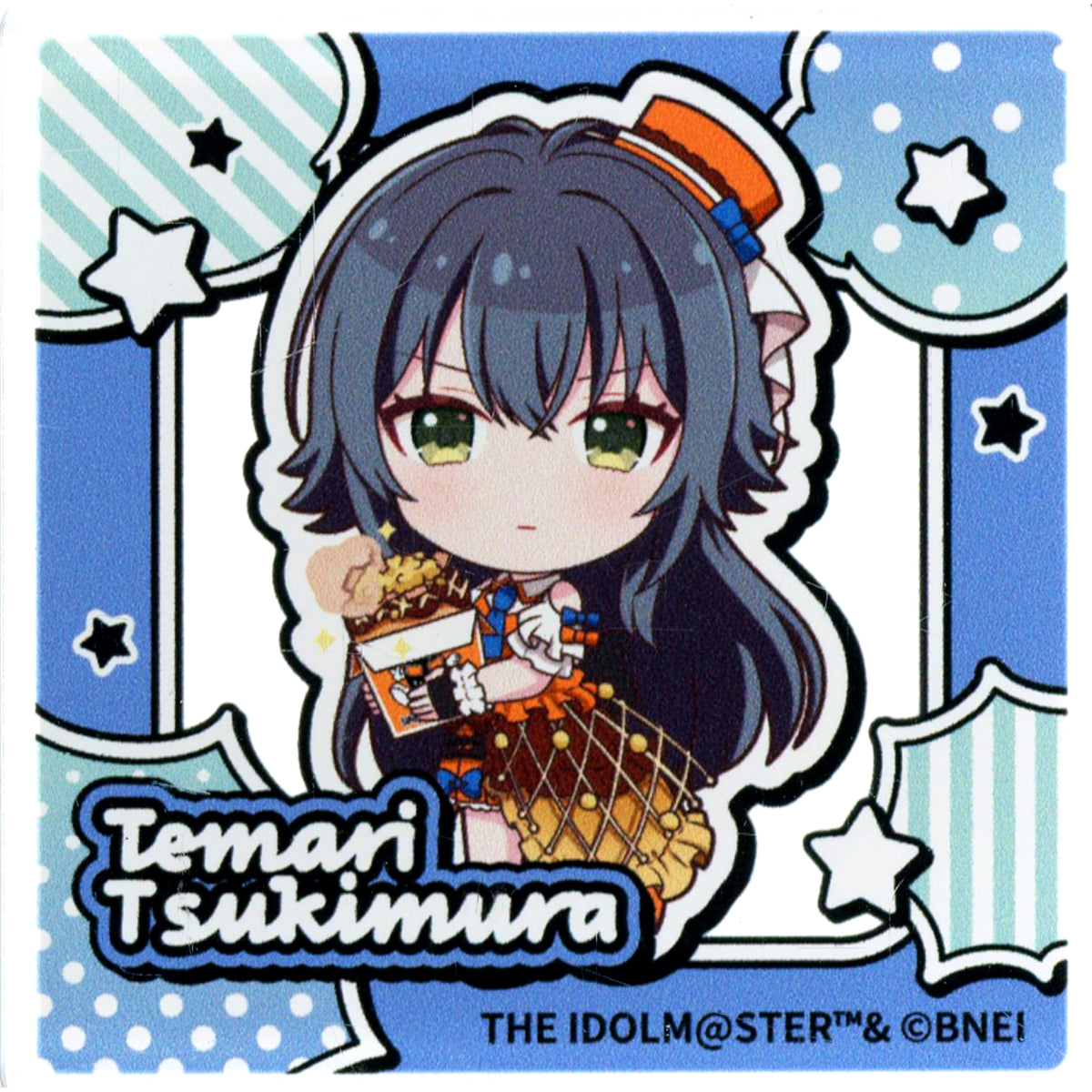Temari Tsukimura Gakuen iDOLM@STER x Bakudan-yaki Honpo Part 2 Ikebukuro Store Exclusive Pop-up Trading Block Figure [USED]