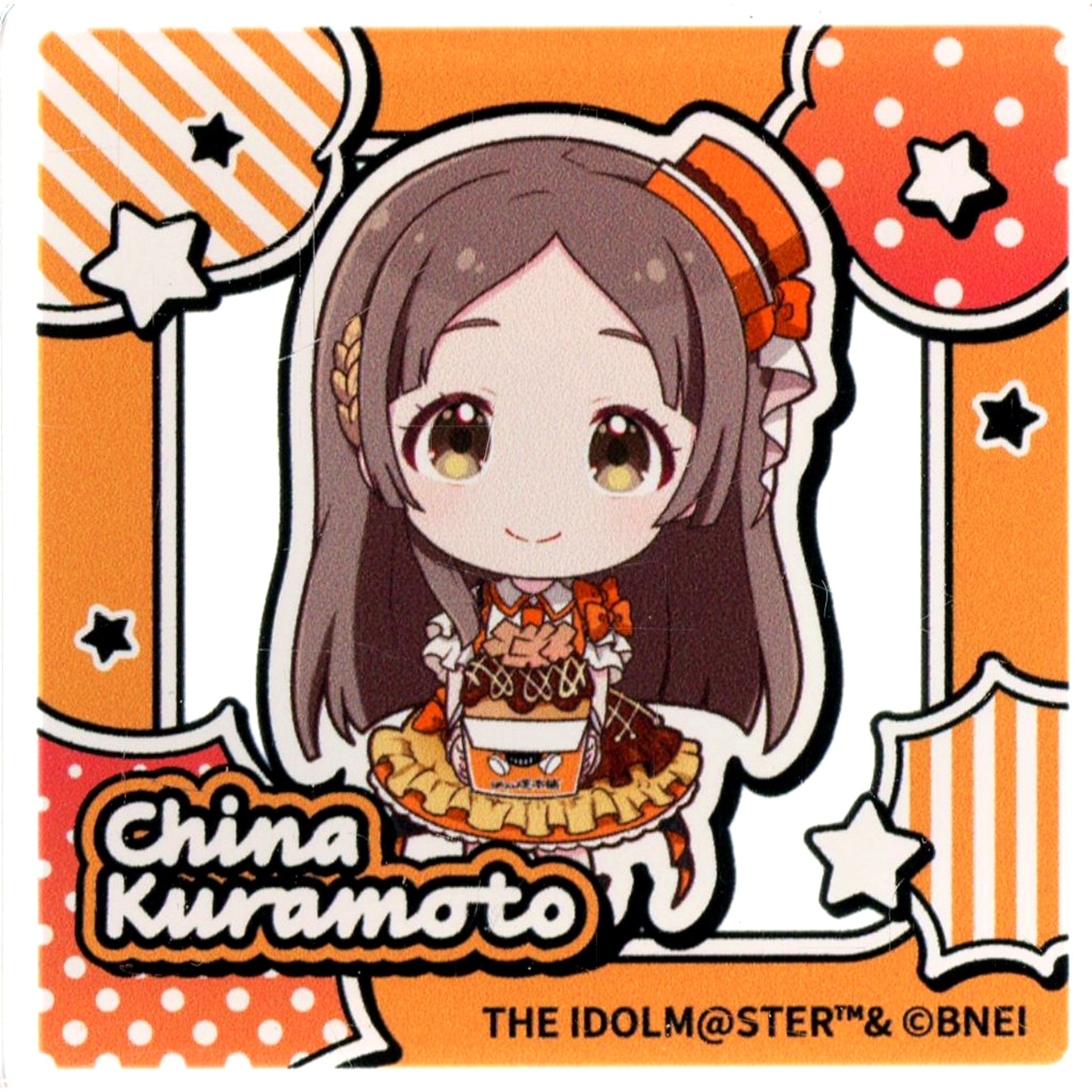 China Kuramoto Gakuen Idolmaster Bakudanyaki Honpo Vol.2 Ikebukuro Limited POP UP Trading Block Figure [USED]