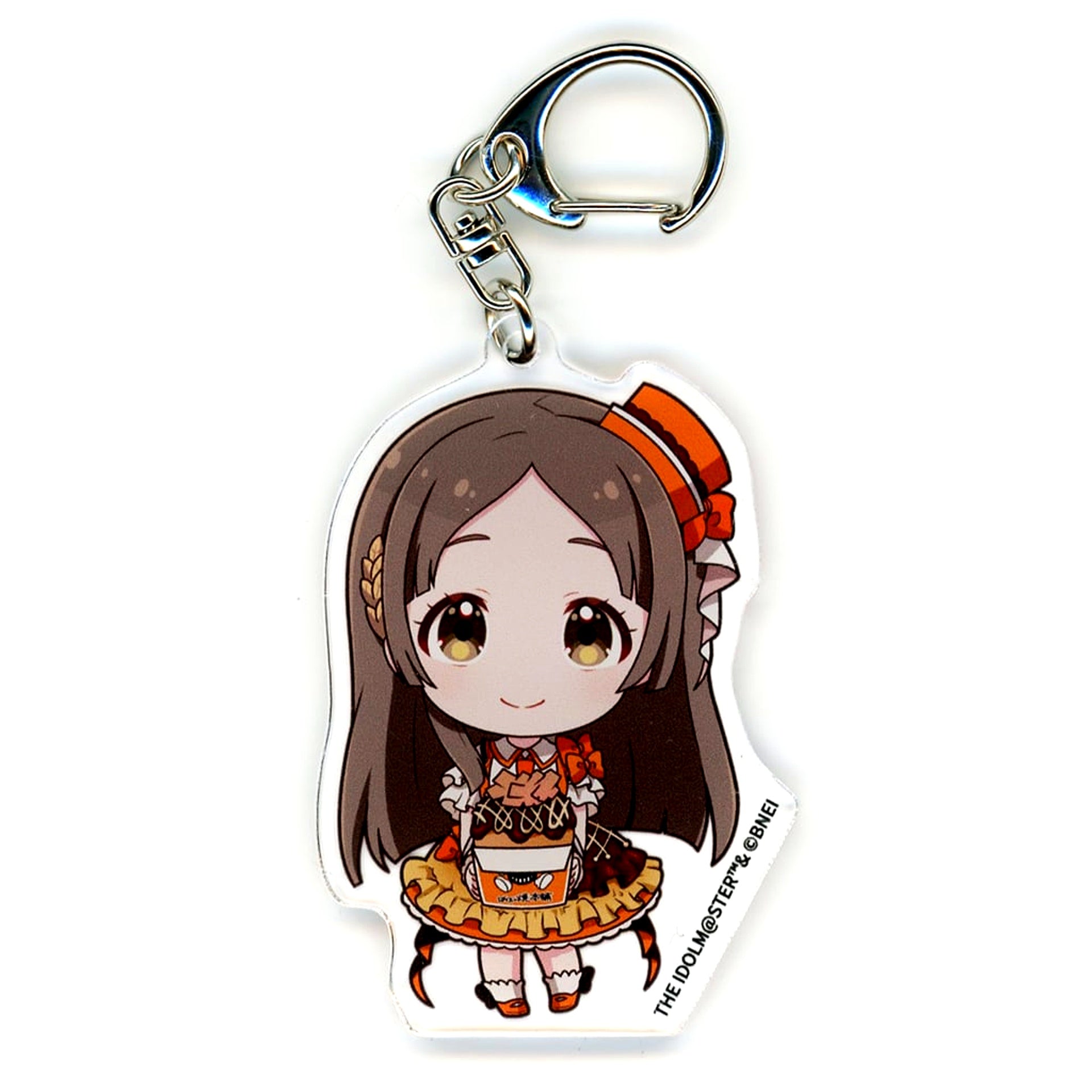 China Kuramoto Gakuen Idolmaster Trading Acrylic Keychain Bakudanyaki Honpo 2nd Ikebukuro Ltd POP UP [USED]