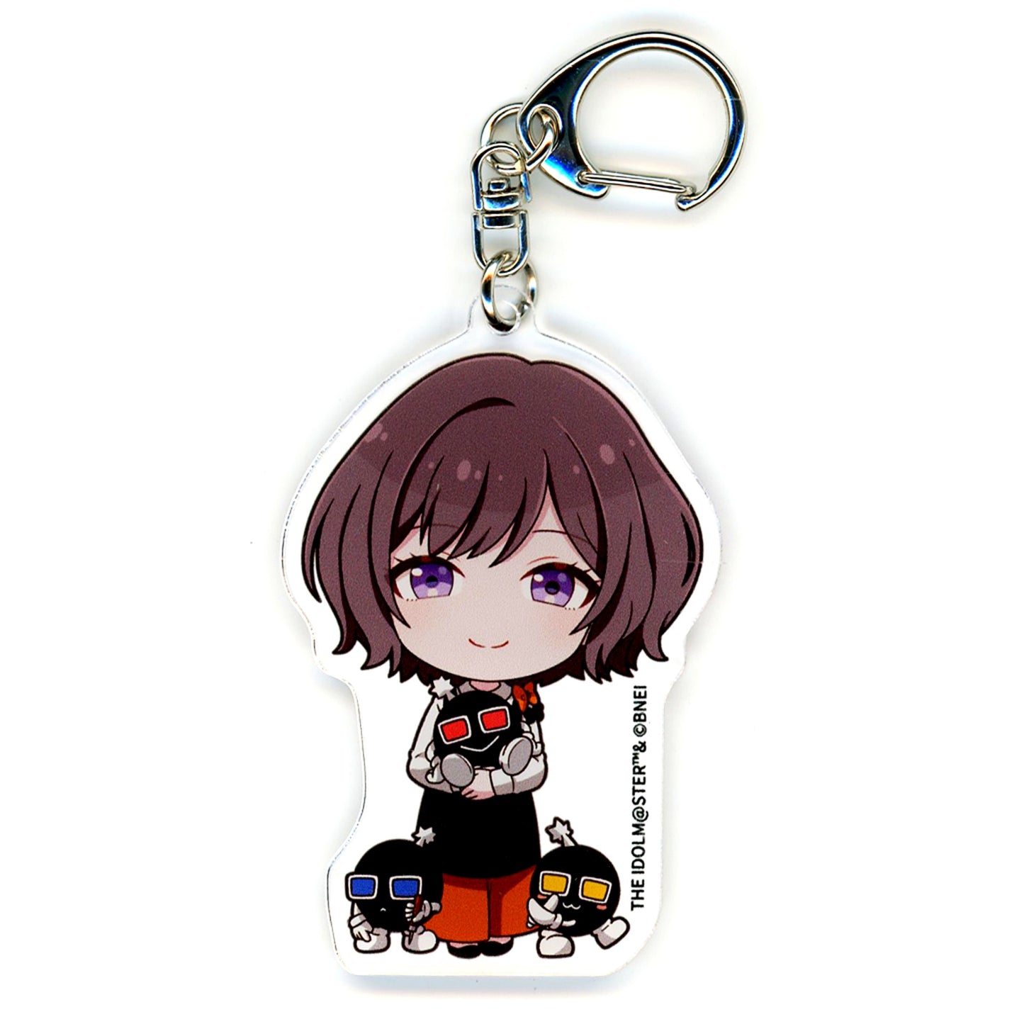 Asari Neo Trading Acrylic Keychain Gakuen Idolmaster x Bakudanyaki Honpo Vol.2 Ikebukuro Ltd POP UP [USED]