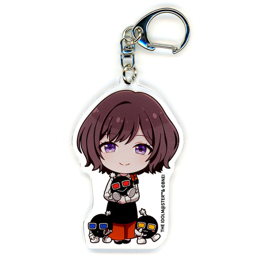 Asari Neo Trading Acrylic Keychain Gakuen Idolmaster x Bakudanyaki Honpo Vol.2 Ikebukuro Ltd POP UP [USED]