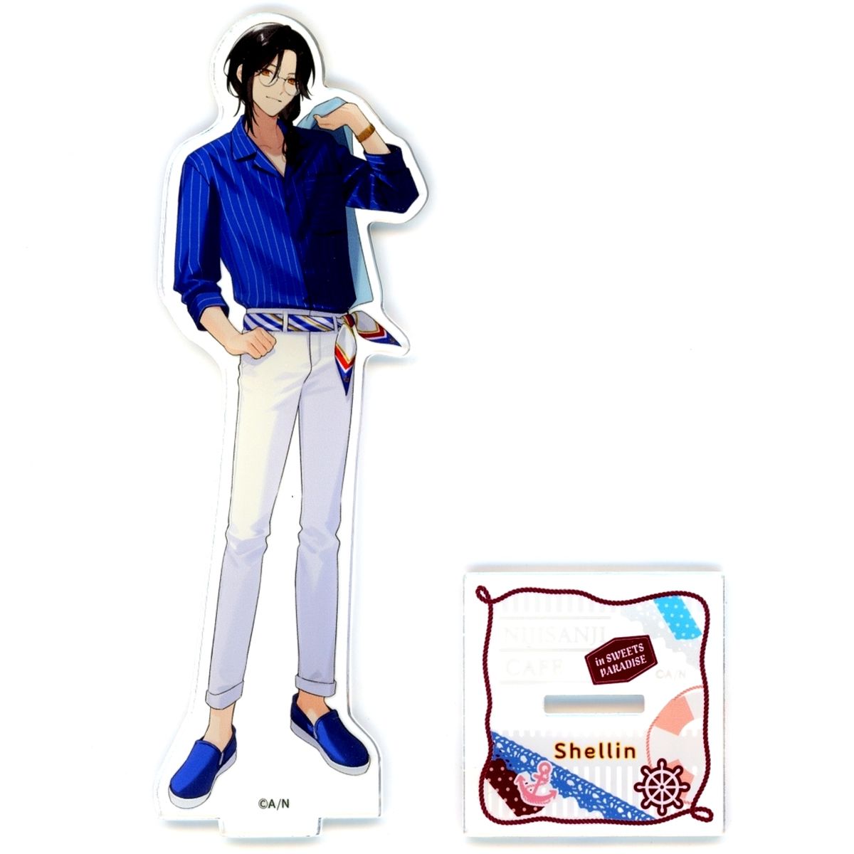 Shellin Burgundy Acrylic Stand Virtual YouTuber Nijisanji SWEETS PARADISE Vol 12 [USED]