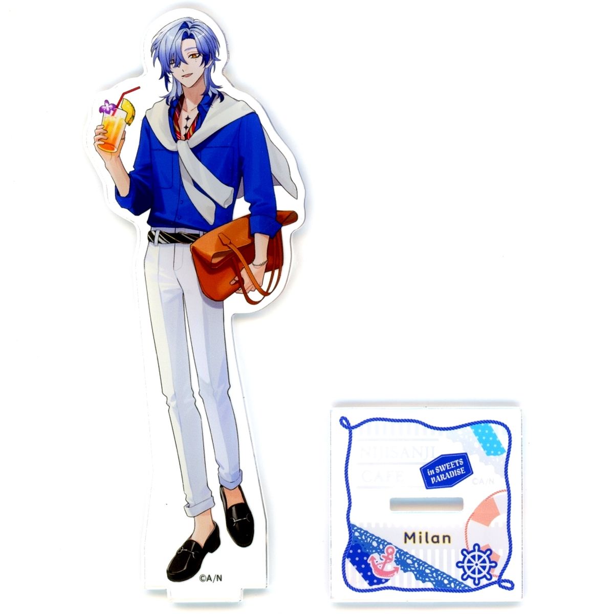 Milan Kestrel Virtual YouTuber Nijisanji Marine Look Ver. Life-Size Acrylic Stand NIJISANJI x SWEETS PARADISE Vol. 12 [USED]