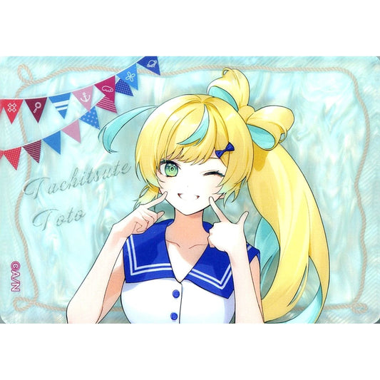 Tachitsute Toto Acrylic Block Marine Look Ver. Virtual YouTuber Nijisanji x SWEETS PARADISE Vol.12 [USED]