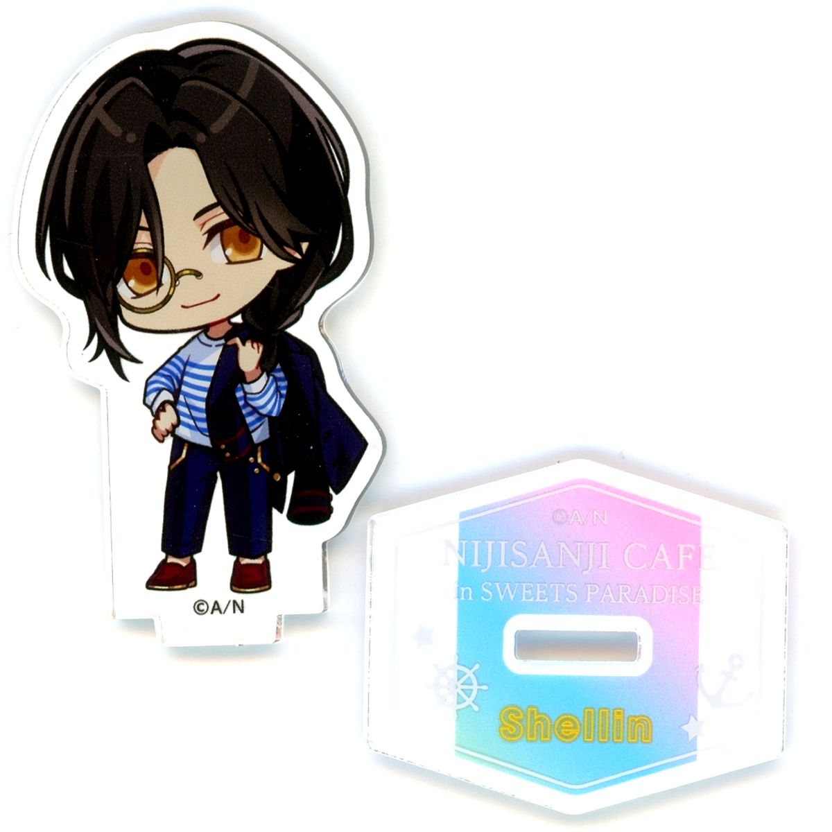 Shellin Burgundy Acrylic Stand Virtual YouTuber Nijisanji SWEETS PARADISE [USED]