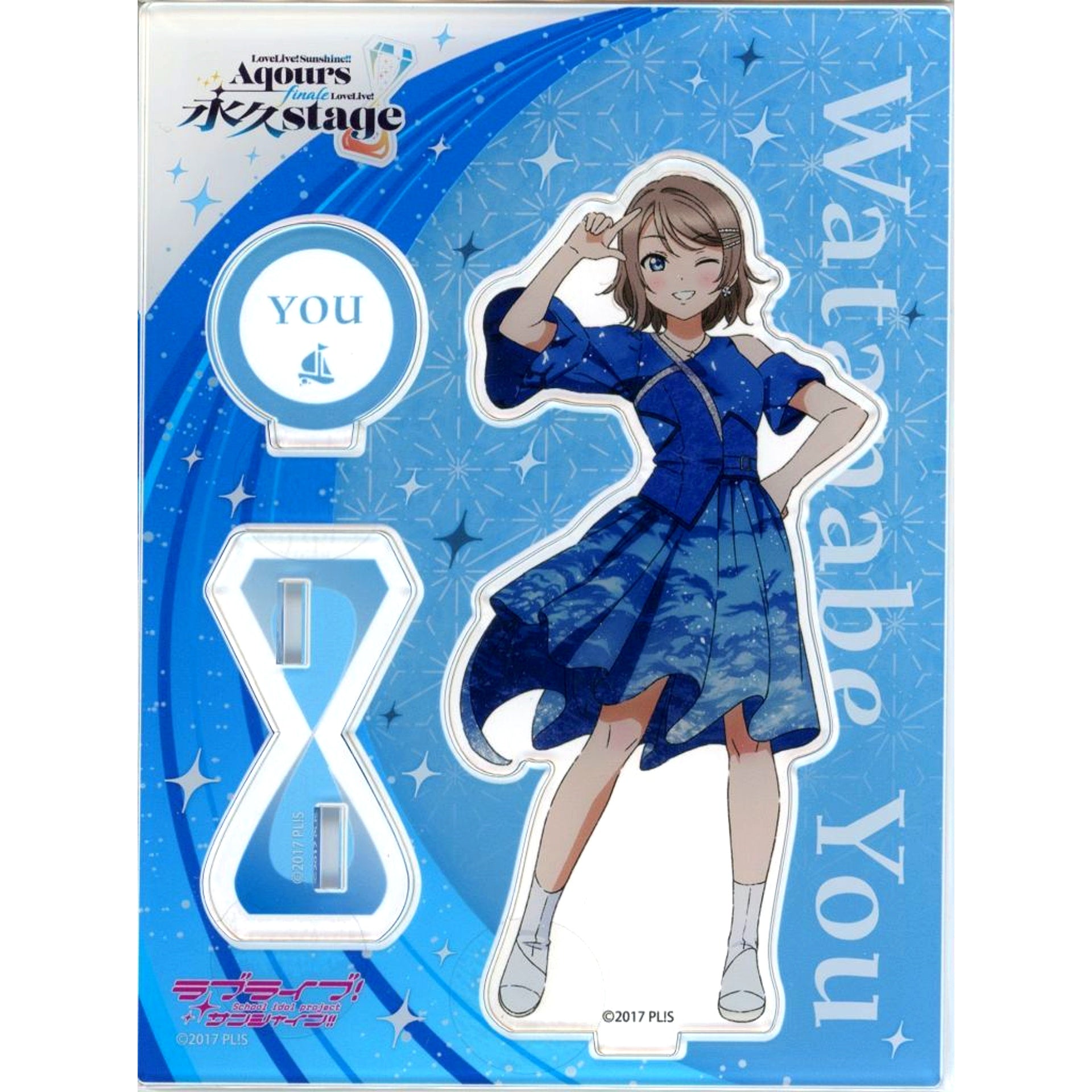 You Watanabe Acrylic Stand Love Live! Sunshine!! Aqours Finale LoveLive! Towa stage [USED]
