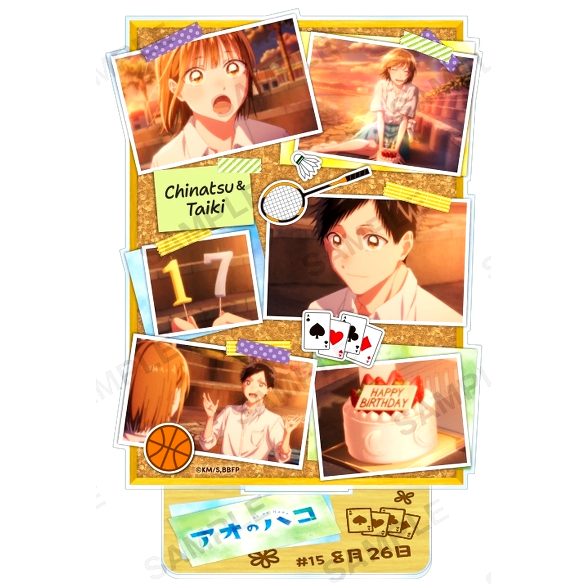 #15 August 26 Scene Shot Ver. Acrylic Stand Blue Box [USED]
