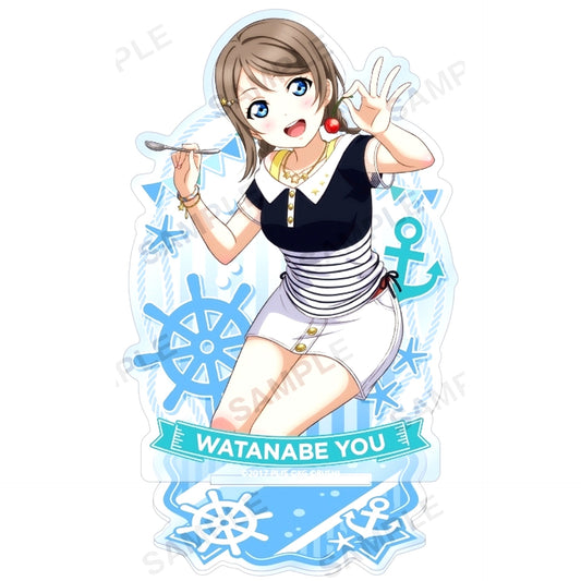 You Watanabe Acrylic Stand Aqours Summer Night Ver. Love Live! School Idol Festival [USED]