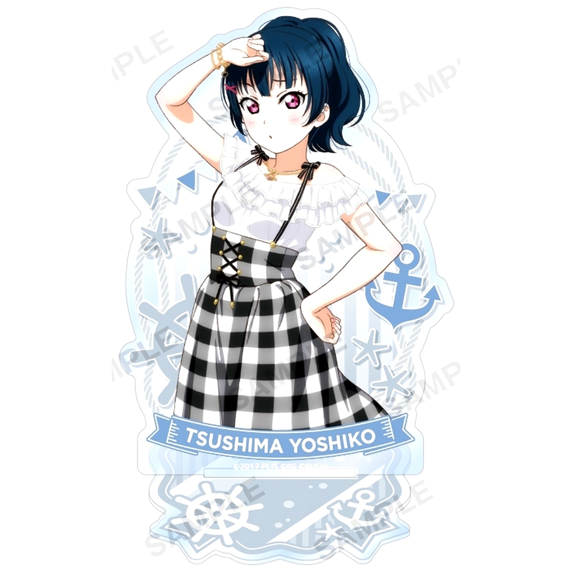 Yoshiko Tsushima Acrylic Stand Aqours Summer Night Ver. Love Live! School Idol Festival [USED]
