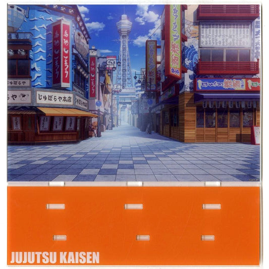 Tsutenkaku Jujutsu Kaisen Hidden Inventory Premature Death JR Central Shinkansen Juju Tanbo in Osaka Acrylic Diorama [USED]