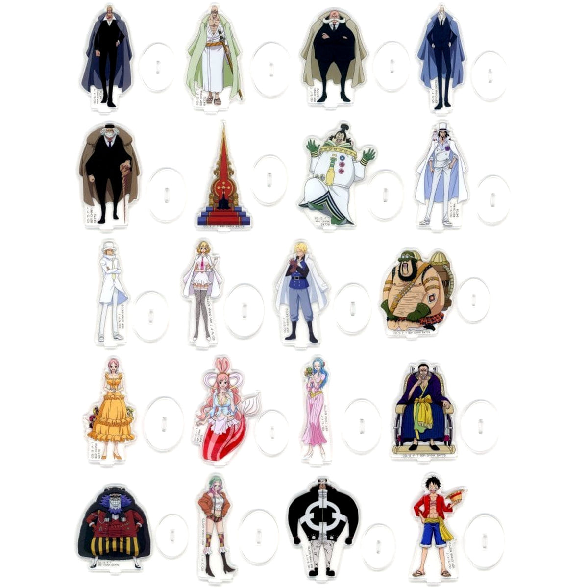 One Piece Ju Peter Shepherd & Others All 20 Types Set Ichiban Kuji The Throne of Power Acrylic Stand Prize H Acrylic Stands [USED]