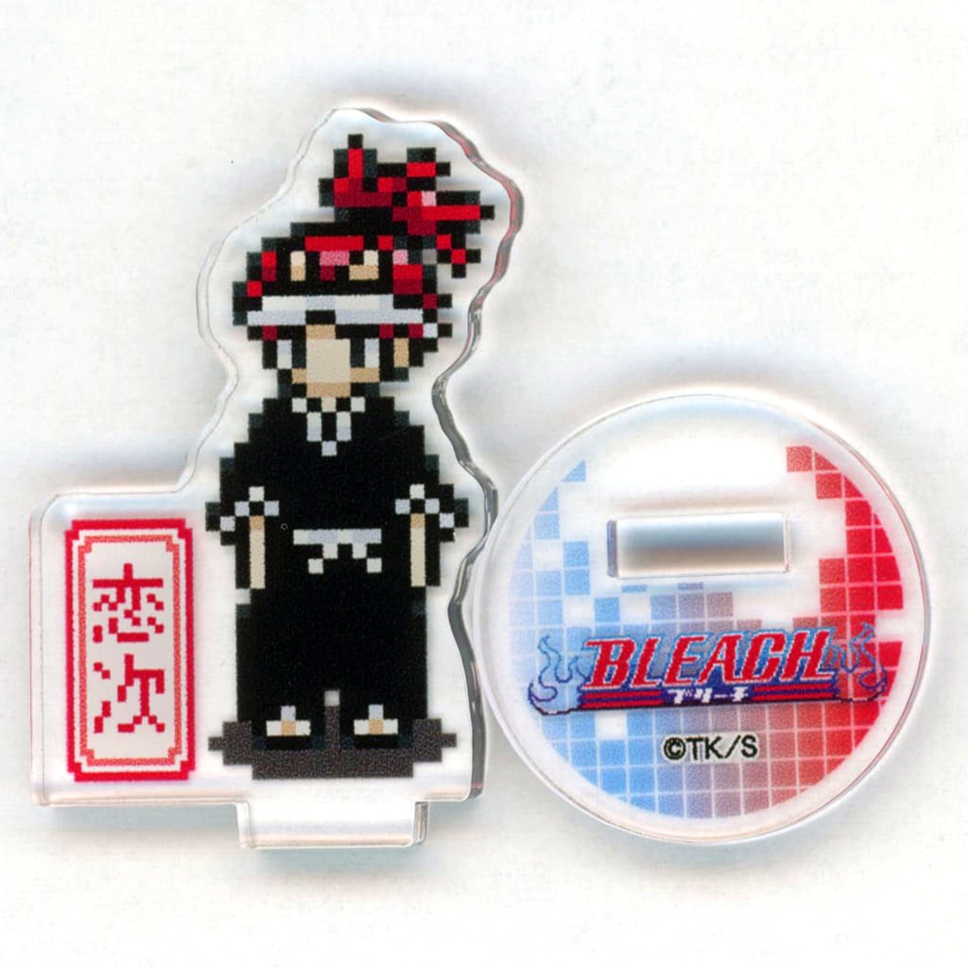 Renji Abarai BLEACH and BURN THE WITCH Pixel Art Acrylic Mini Stand Single Item [USED]