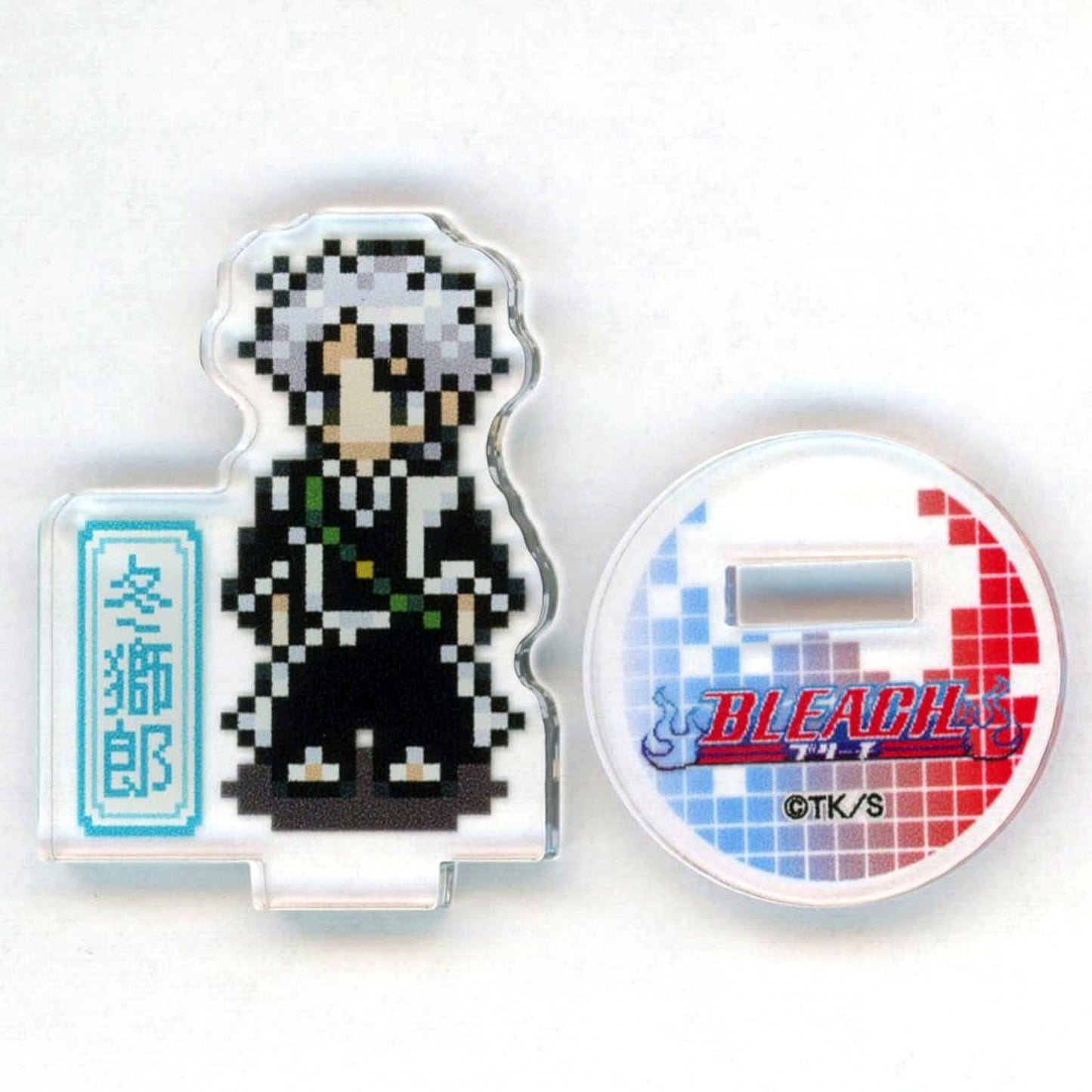 Toshiro Hitsugaya BLEACH and BURN THE WITCH Pixel Art Acrylic Mini Stand Single Item [USED]