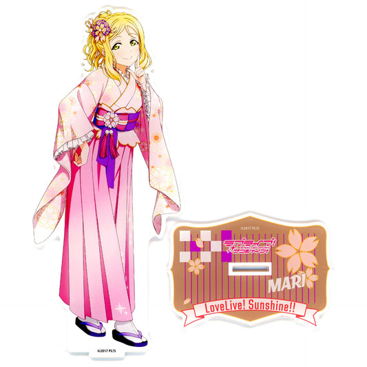 Mari Ohara Love Live! Sunshine!! Sakura Kimono Illustration Ver. Acrylic Stand Gamers Limited [USED]