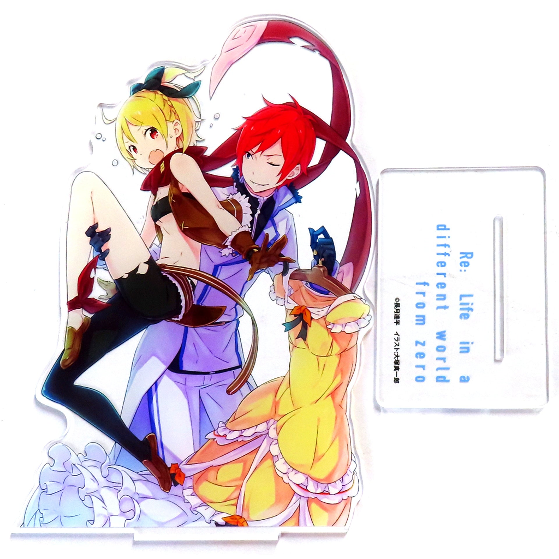 Single Item Felt & Reinhard van Astrea Light Novel Re:Zero - Starting Life in Another World Vol. 41 Gamers Limited Edition Bonus Original Big Acrylic Figure [USED]