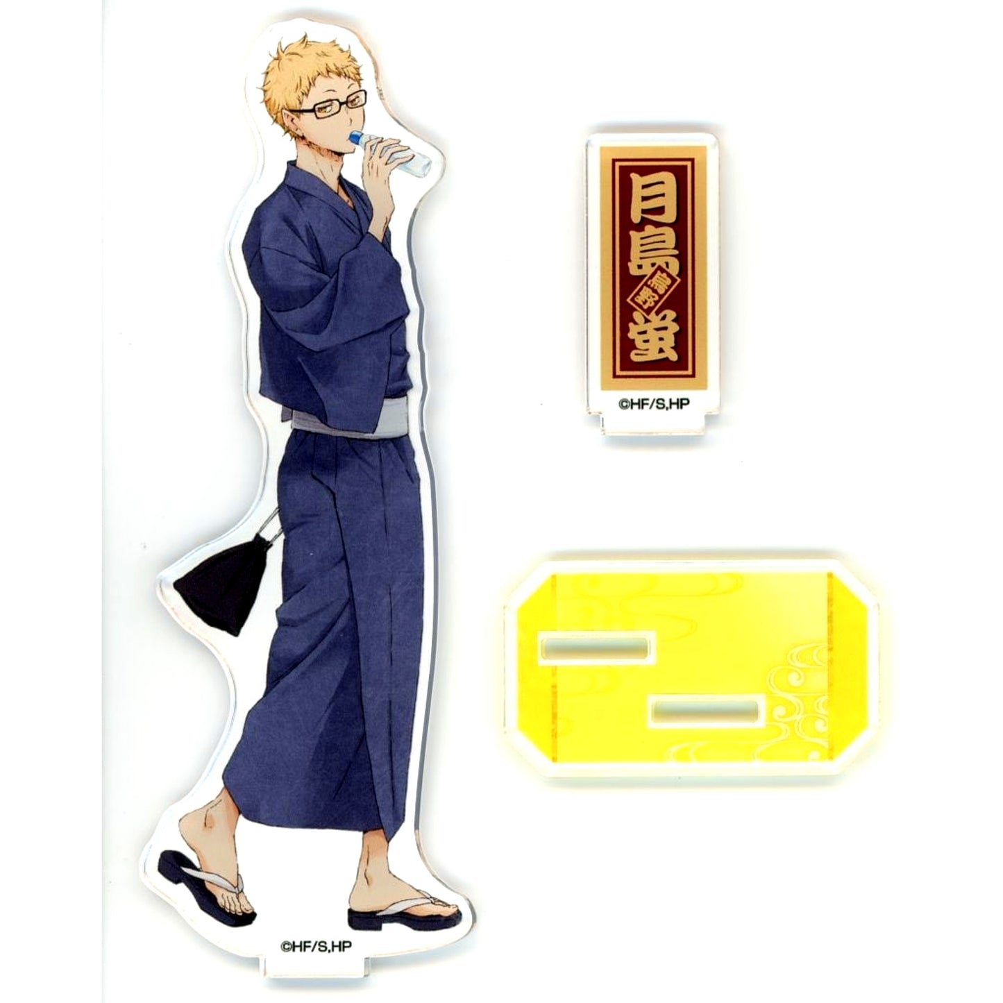 Kei Tsukishima - With Nameplate Yukata Acrylic Stand Haikyu!! Summer Festival Pop Up Square [USED]