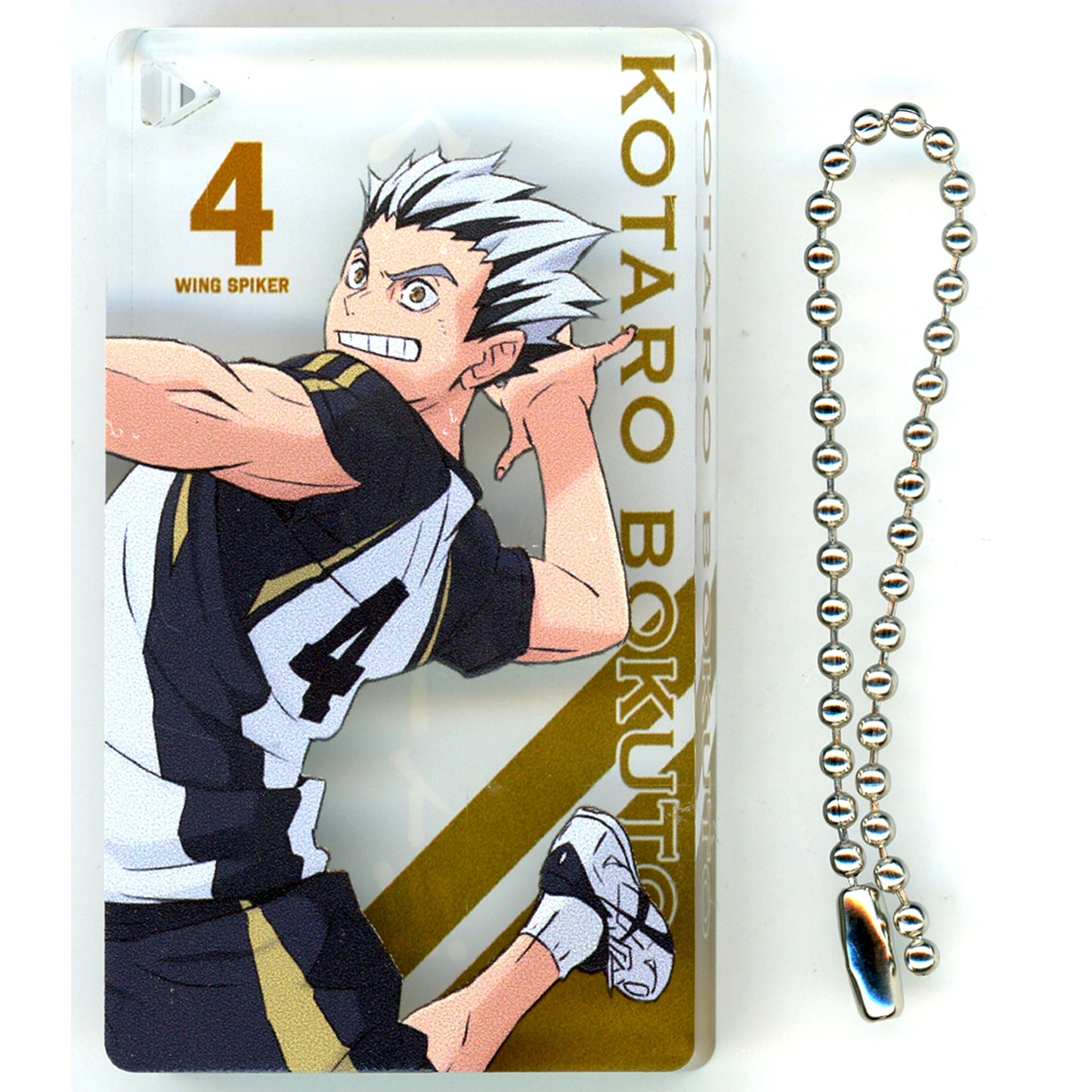 Kotaro Bokuto Haikyu!! Summer Festival POP UP SQUARE Trading Domino Keychain Anniv B [USED]