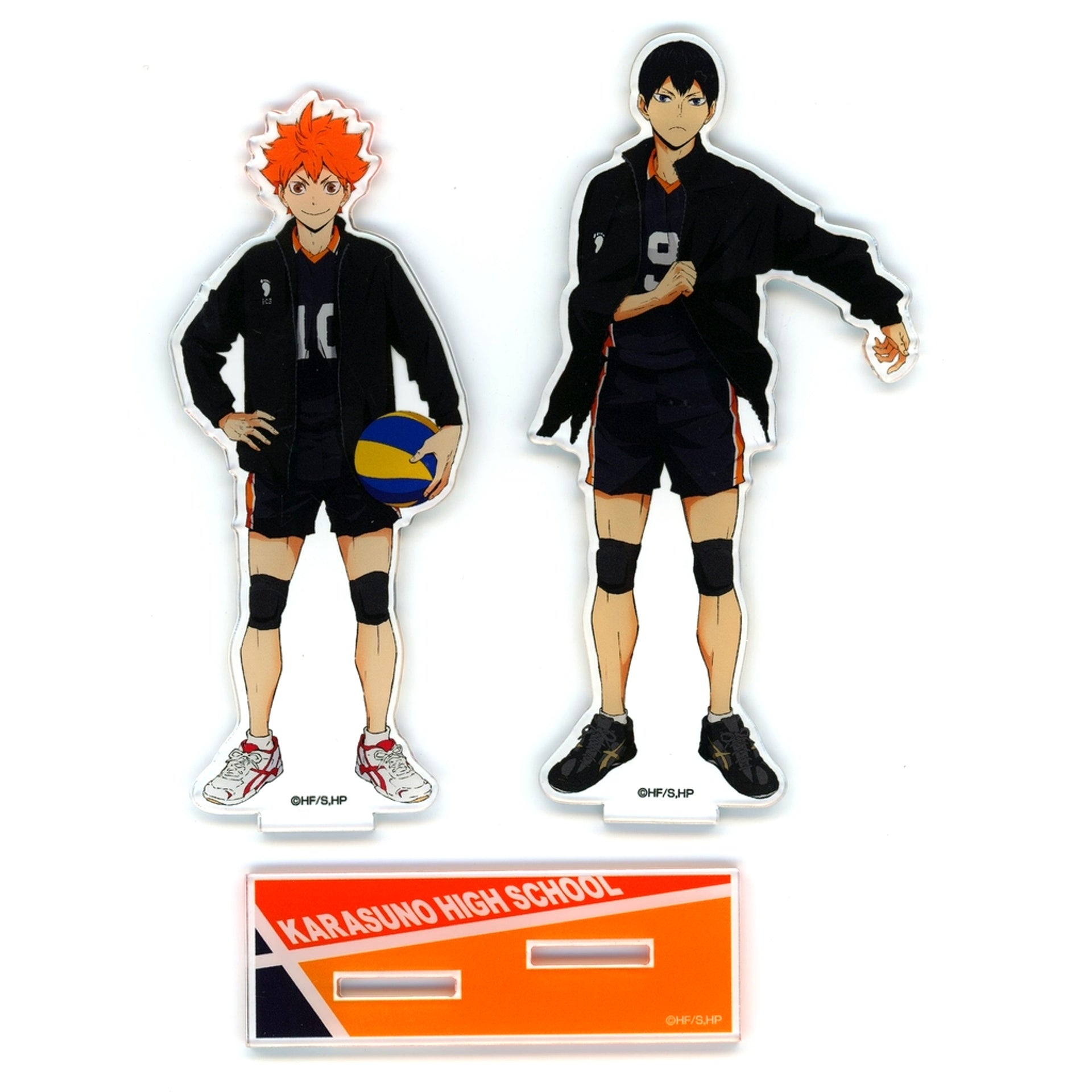 Shoyo Hinata & Tobio Kageyama Double Acrylic Stand Orange Court Haikyu!! Summer Festival Pop Up Square [USED]