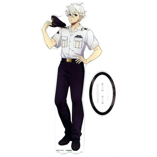 Seishiro Nagi Illustration Station Staff Ver. Extra Large Acrylic Stand JR Central x TV Anime Blue Lock Enjoy Osaka with Full Egoism! [USED]