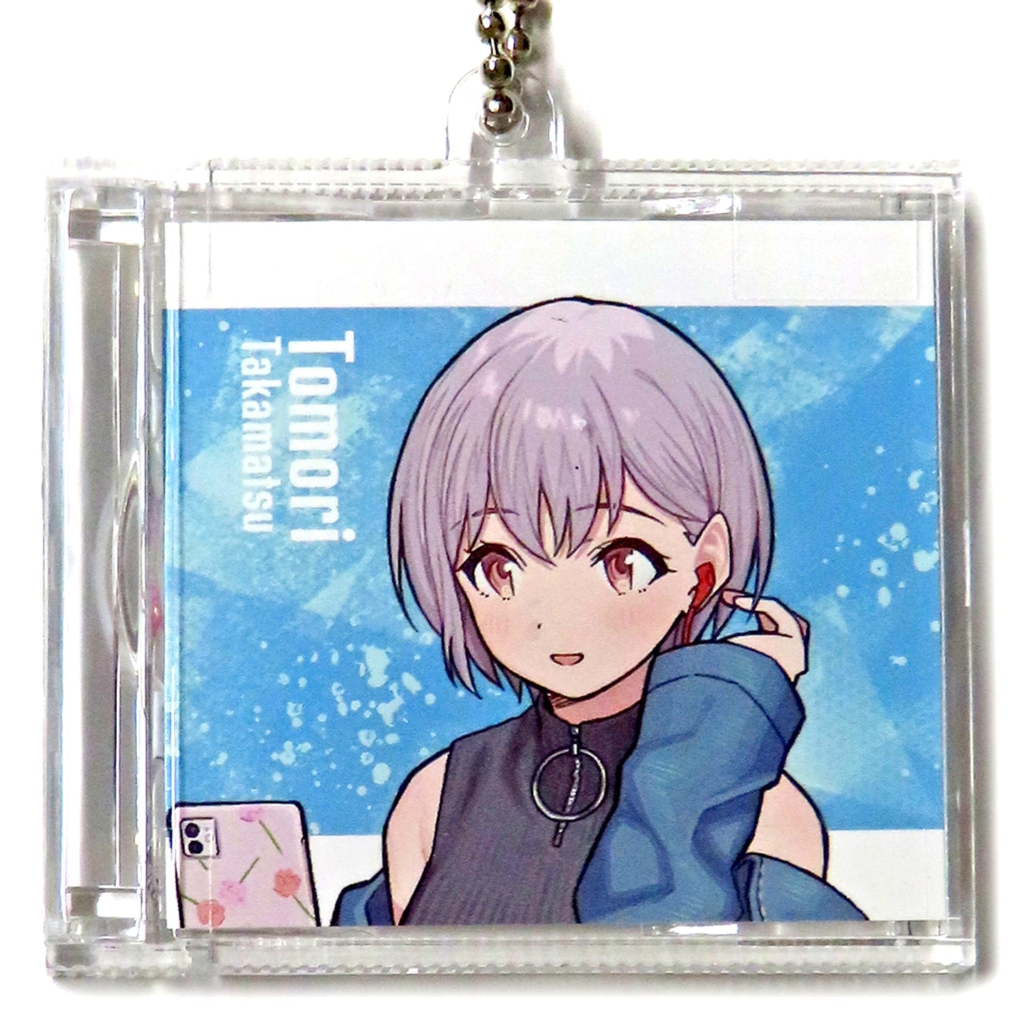 Tomori Takamatsu BanG Dream! x Girls Band Cry MyGO!!!!! x Togenashi Togeari Collabo POPUP SHOP Dare ni mo Narenai Watashitachi, Zenbu Dakishimete Trading CD Style Acrylic Strap Collabo Ver. [USED]