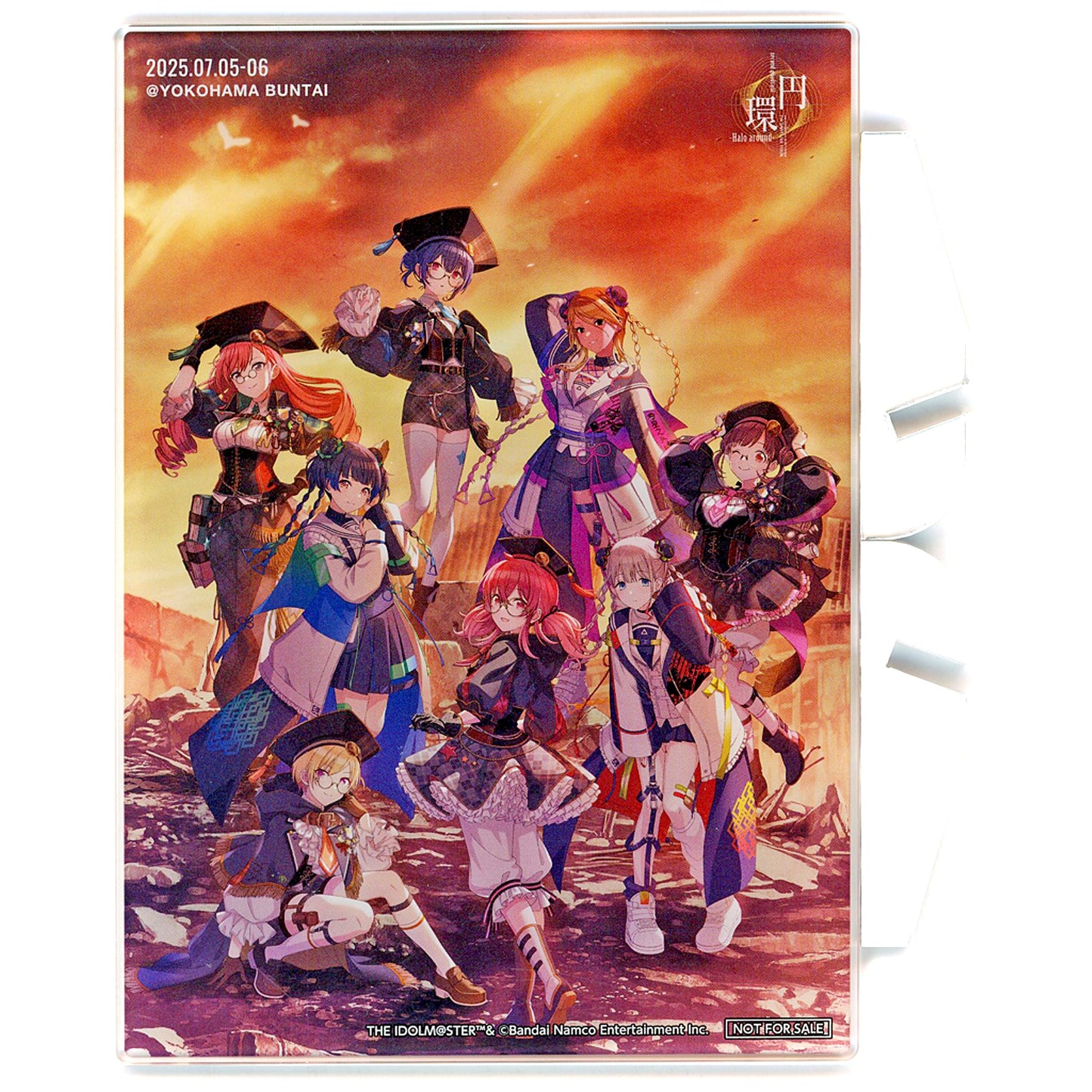 Group The Idolm@ster Shiny Colors Drawn Acrylic Panel 7th UNITLIVE TOUR Halo around second quadrant Visitor Bonus [USED]