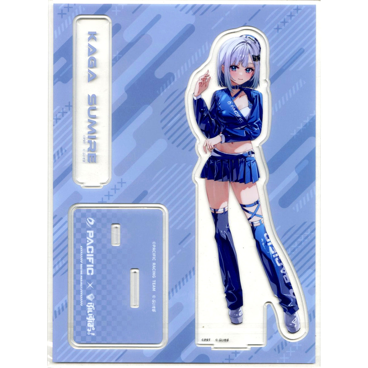 Kaga Sumire Single Item Personal Sponsor 1st Term Oshi Course Bonus Pacific Racing Team x Virtual YouTuber VSPO! Racing Project Big Acrylic Stand [USED]