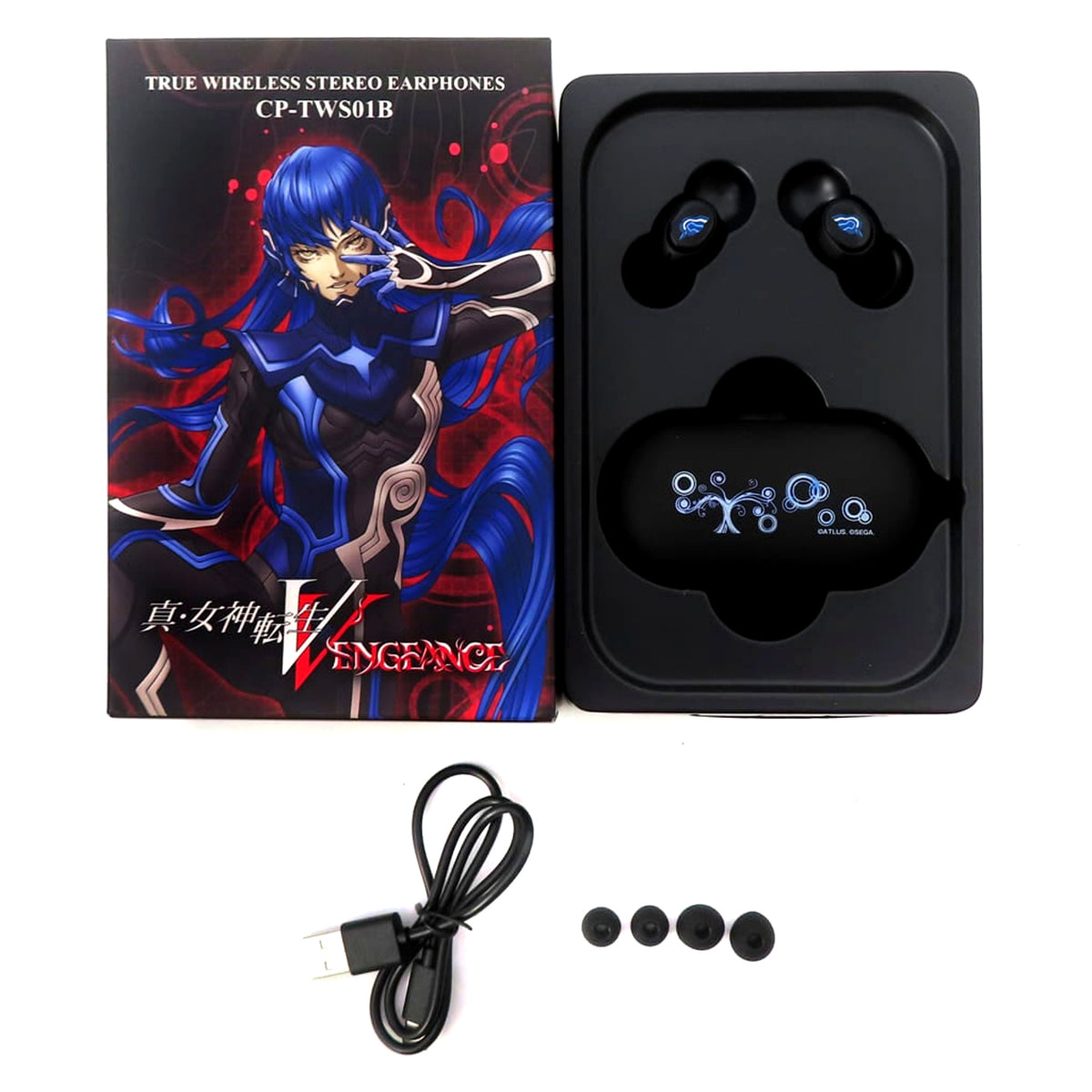 Nahobino Shin Megami Tensei V Vengeance Model Wireless Earbuds CP-TWS01B x ONKYO [USED]