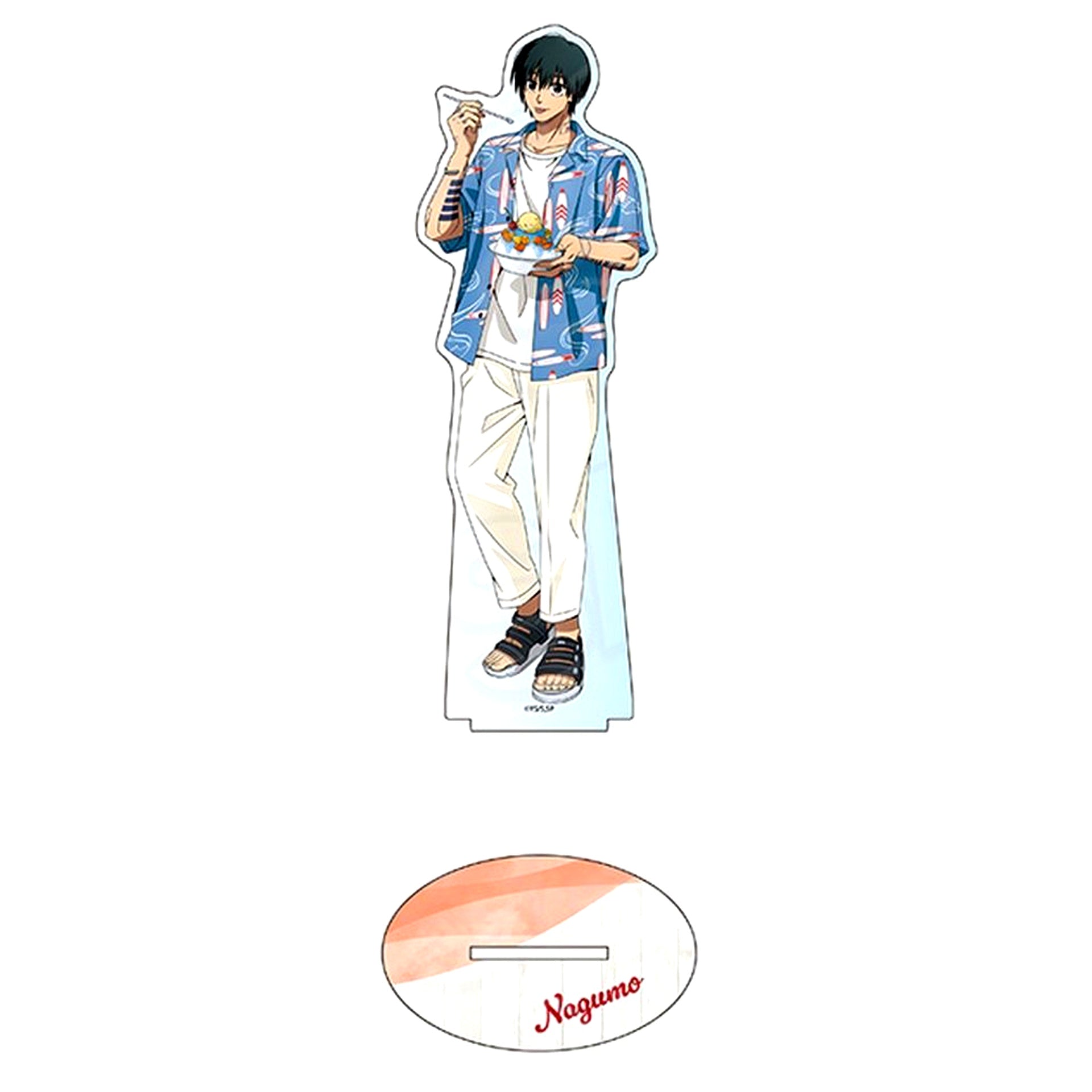 Yoichi Nagumo Sakamoto Days x THE Chara CAFE Summer Cafe Ver. Big Acrylic Stand [USED]