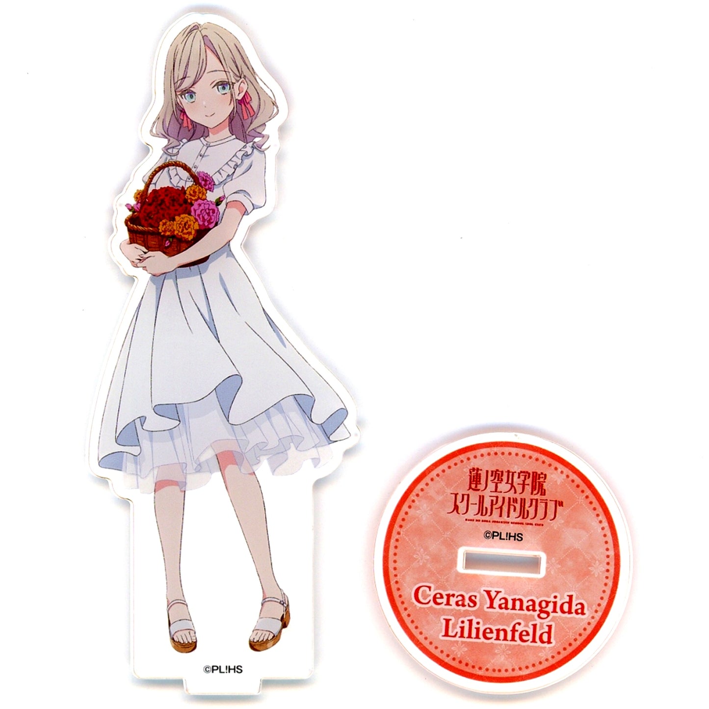 Seladies Yanagida Lilienfeld Acrylic Stand Flower Basket Ver. Love Live! Series x Atre Akihabara [USED]
