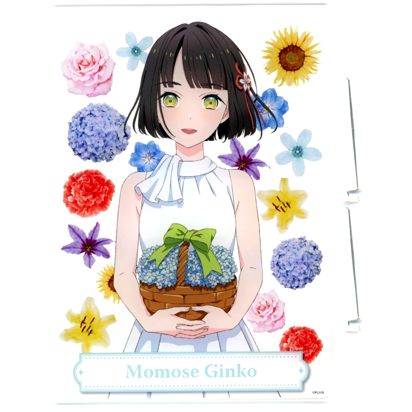 Ginko Momose Love Live! Series x Atre Akihabara Flower Kuji A Prize Acrylic Board Flower Basket Ver. [USED]