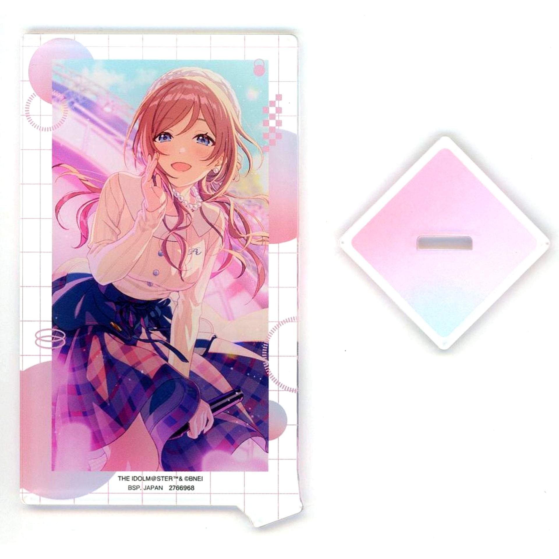 Rinami Himesaki Gakuen Idolmaster Art Acrylic Plate with Stand Vol. 3 [USED]
