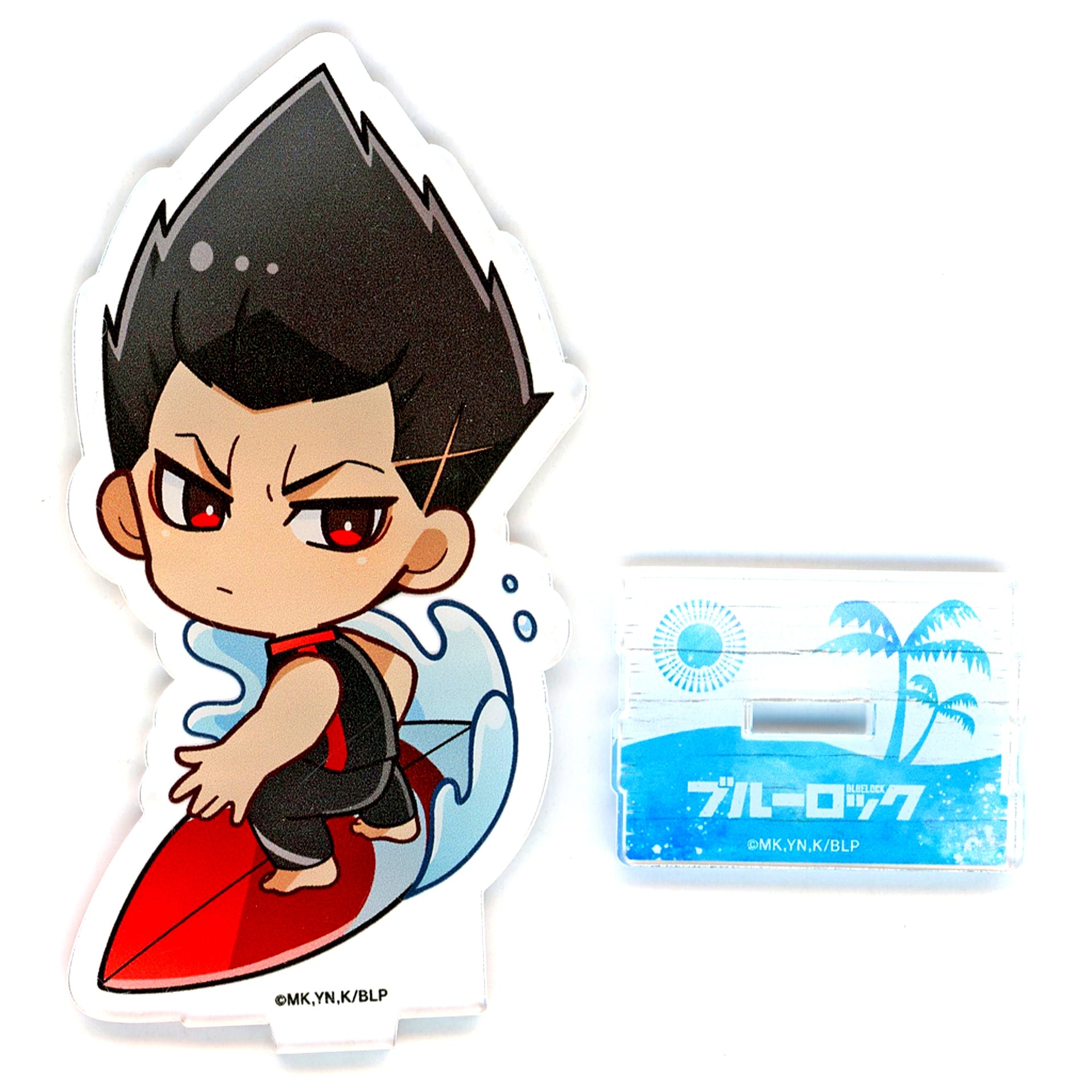 Shoei Barou Blue Lock POP UP SHOP Surf Style Collection in PRINCESS CAFE Acrylic Stand [USED]